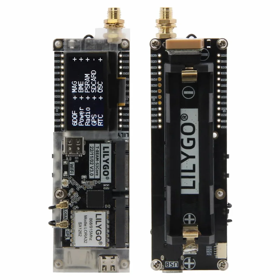 LILYGO T-BeamSUPREME Meshtastic ESP32-S3 Płytka rozwojowa LoRa L76K GPS WiFi Bluetooth 1.3-calowy SH1106 OLED 868MHz
