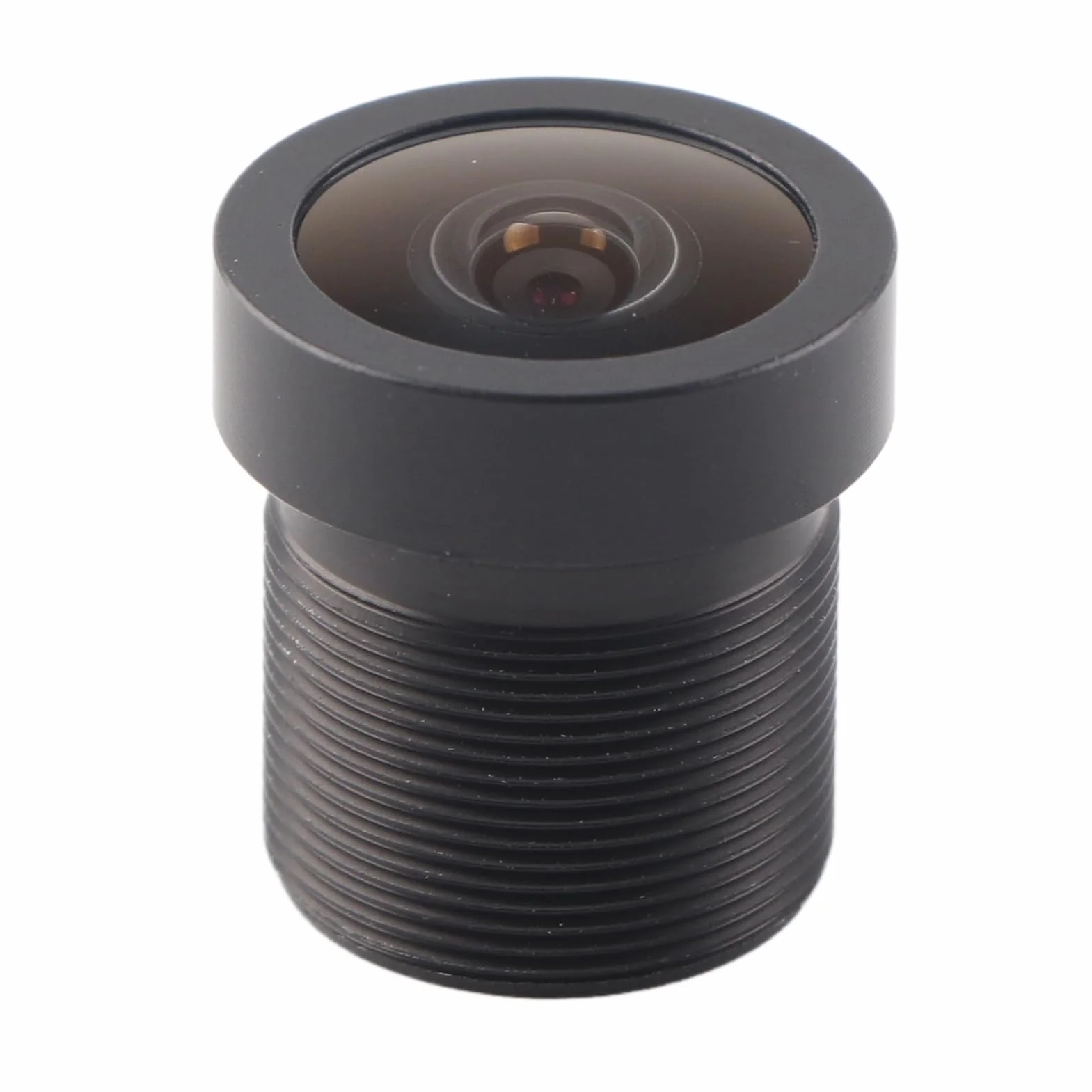 Obiektyw CCTV 2,1 Mm, Kamera IP 150 ° Szerokokątny Obiektyw IR Obiektyw Kamery Noktowizyjnej, Soczewki 1/3 1/4 Cala CCD Obiektyw CCTV Obiektyw Bezpieczeństwa M12x0,5 Czarny