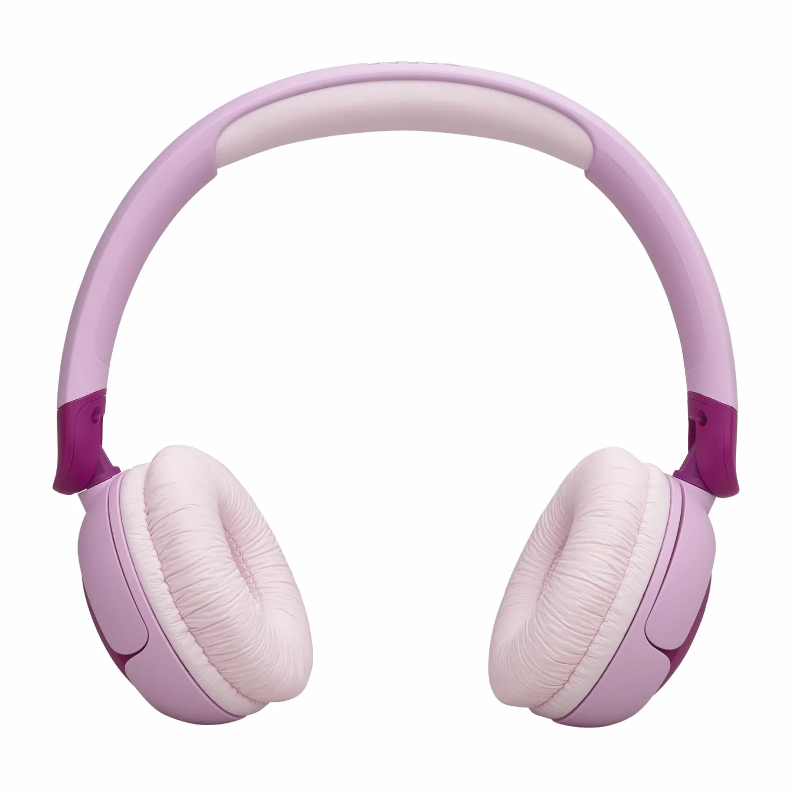 JBL Junior 320 BT Bezprzewodowe Słuchawki Nauszne z Bluetooth dla Dzieci z Wbudowanym Mikrofonem, 50 H Odtwarzania, Ograniczeniem Głośności, Łatwym Sterowaniem i Zestaw naklejek, Fioletowe