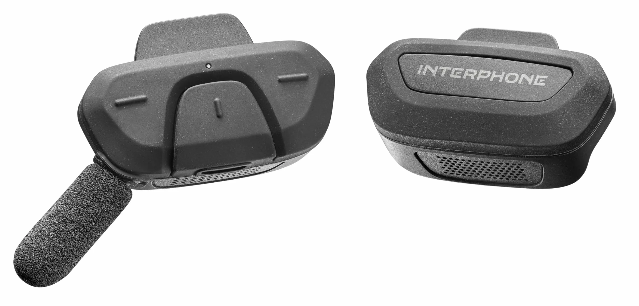 INTERPHONE AERIAL Bicycle Helmet Headset - Bicycle Headset for 2 People up to 300 m, Intercom for Bicycle Helmet with Bluetooth for GPS, Music and Calls, Waterproof and with Dust Filter