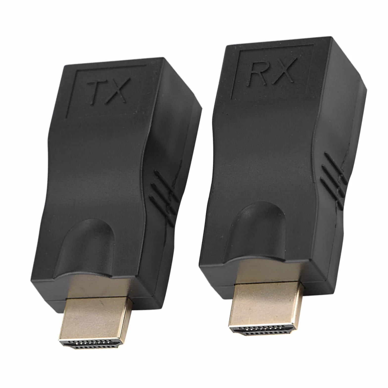 1080P HDMI Extender, 30m do RJ45 Kabel sieciowy Extender Konwerter Repeater TX nadajnik RX na CAT-5e CAT6 dla HDPC 4K 2K