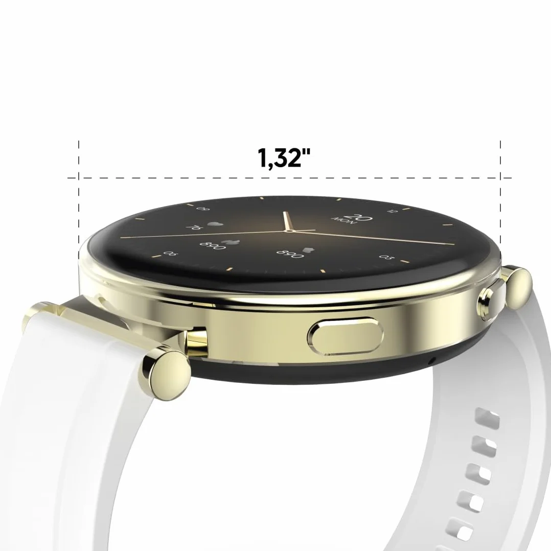 Hama Smartwatch 7000 1,32" AMOLED wodoodporny IP68 3 ATM złoty