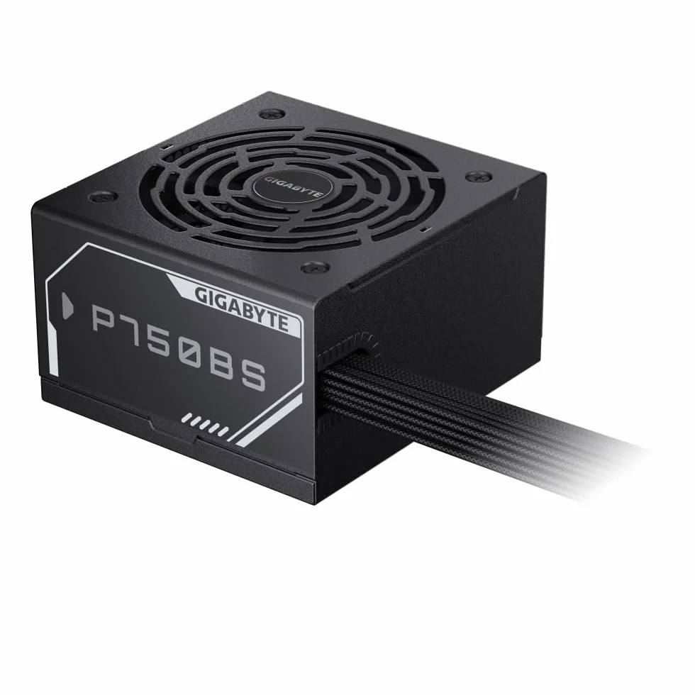 Gigabyte Standardowy zasilacz 750 W ATX 12 V - P750BS - 80 PLUS brąz