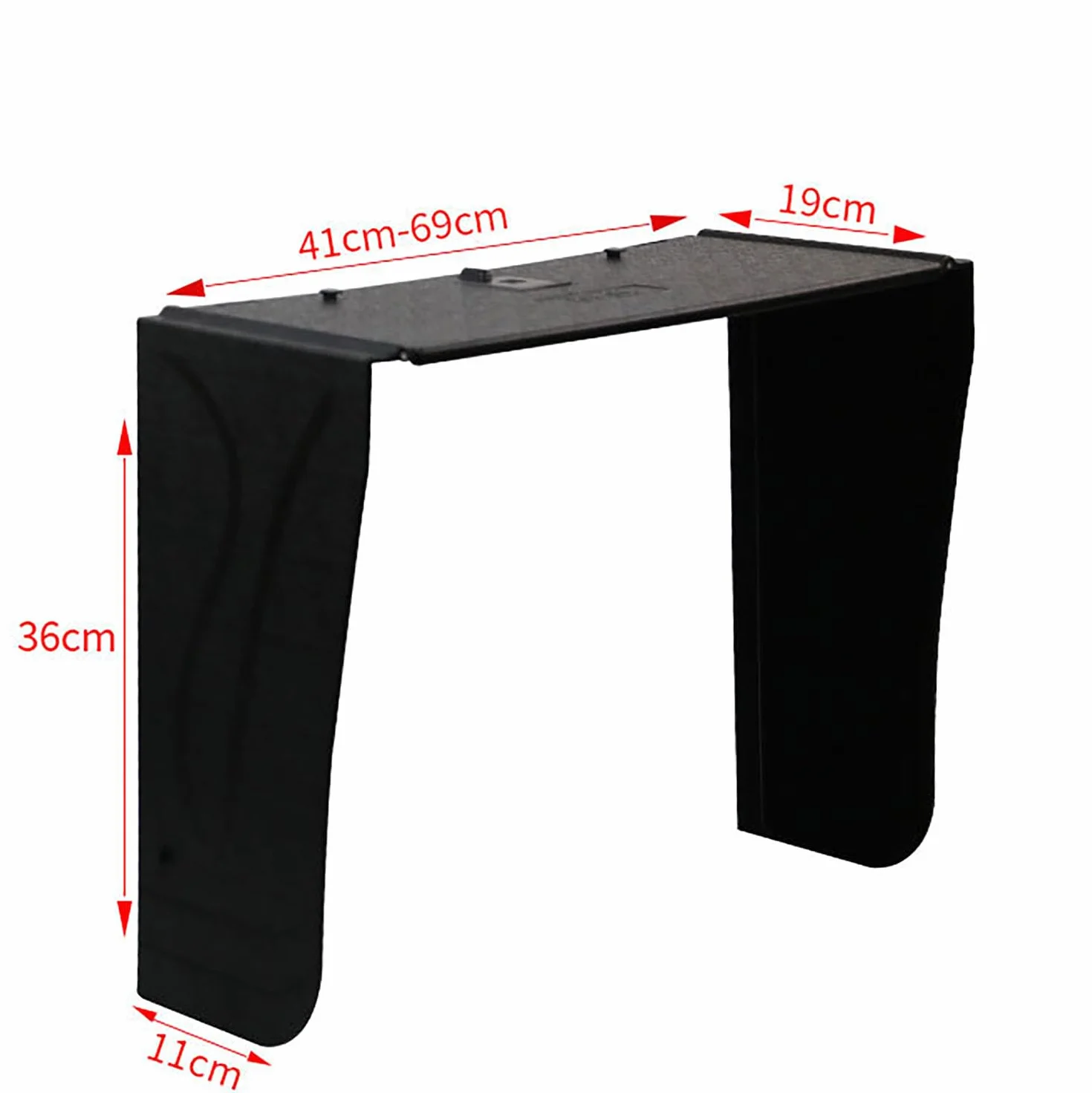 Osłona przeciwsłoneczna na ekran 27", regulowana osłona monitora, uniwersalna ochrona przed słońcem, do Dell HP Viewsonic Philips Samsung, Lenovo, ASUS, LG, EIZO, NEC ACER