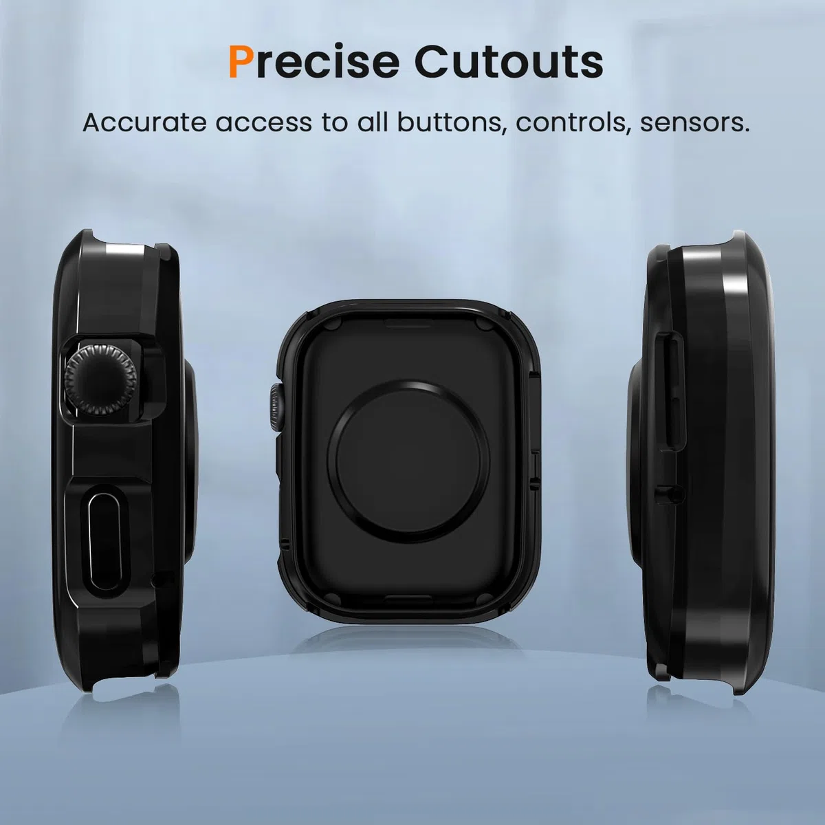 ivoler 3 sztuki etui z osłoną ekranu do Huawei Watch D2 (2024), pełne etui ochronne z miękkiego TPU cienkie, odporne na wstrząsy etui odporne na zarysowania (2 przezroczyste 1 czarne)