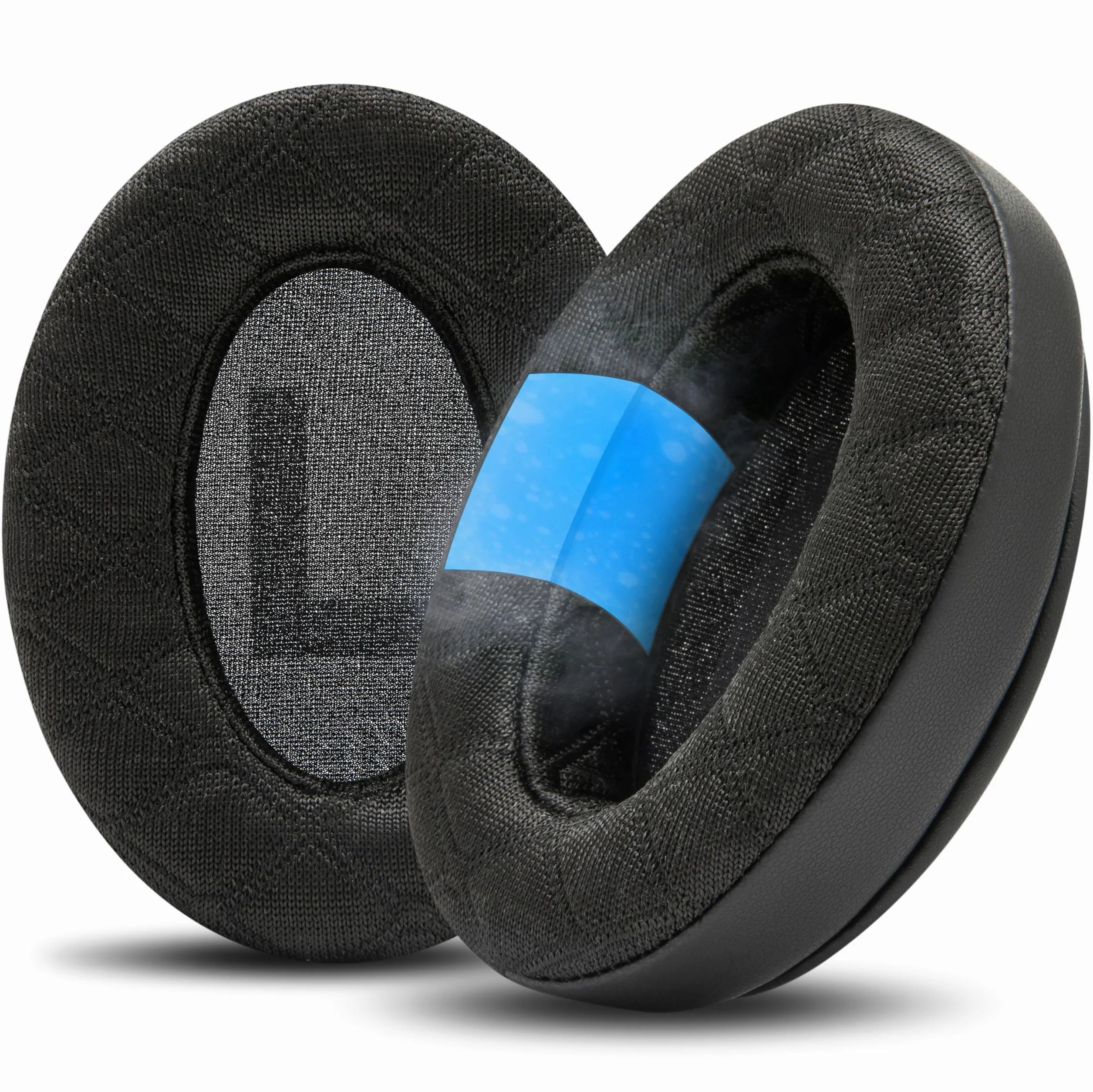 WC FreeZe V2 Cloud – kątowe chłodzące nauszniki żelowe kompatybilne z serią HyperX Cloud firmy Wicked Cushions | Nowy materiał chłodzący FreeZe V2, wyjątkowo gruby | Black