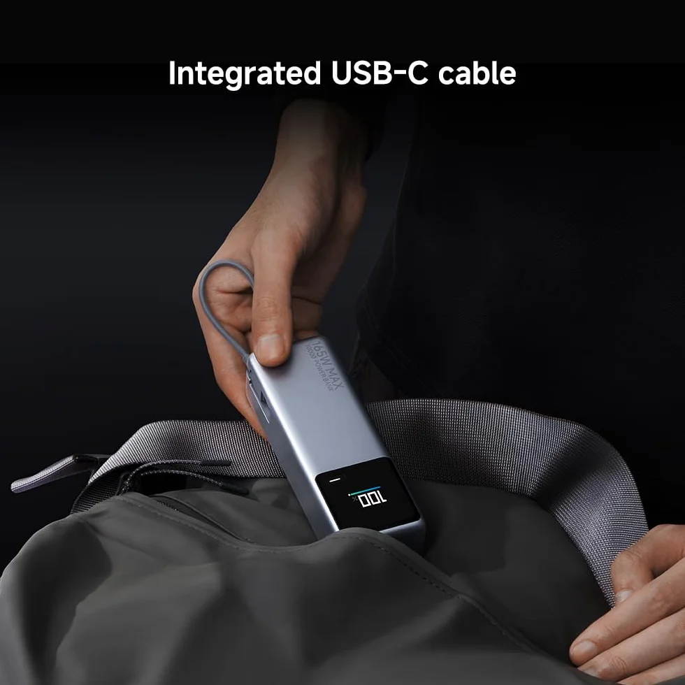 Xiaomi 165 W strömbank 10 000 mAh (integrerad kabel)