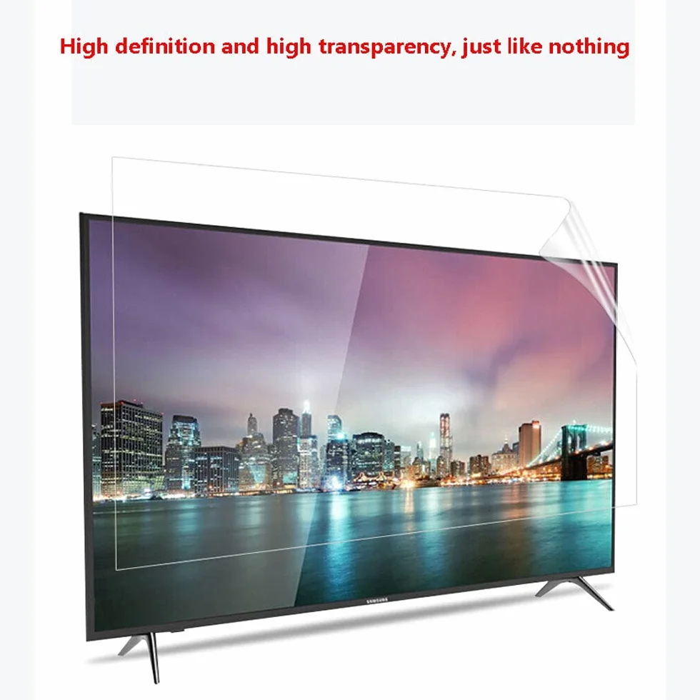 32-70 cali Anti Blue TV Screen Protector, filtr światła niebieskiego do ekranu telewizora, brak odcisków palców, ochrona oczu, łagodzenie zmęczenia oczu,32"700 * 395mm