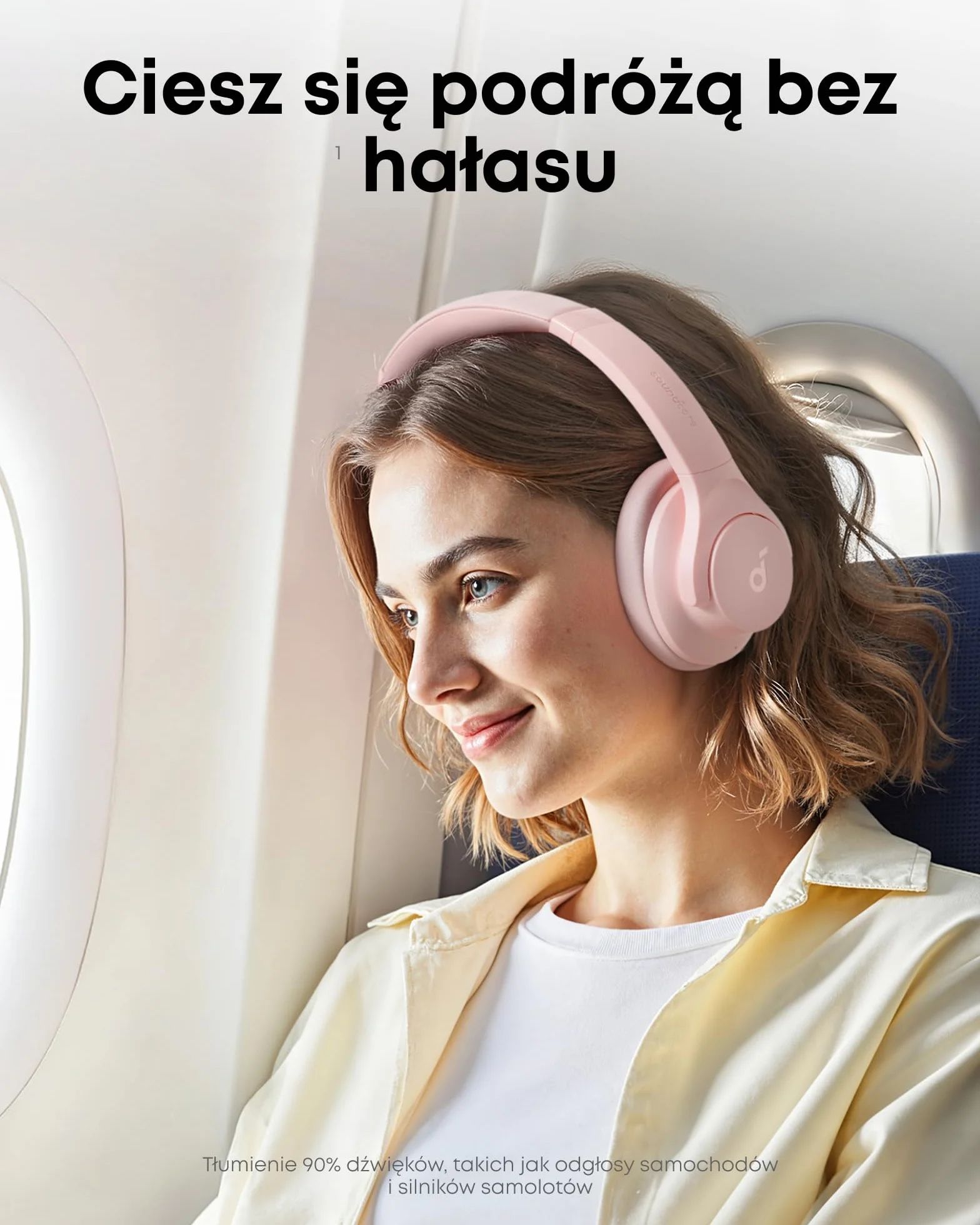 Słuchawki hybrydowe Soundcore by Anker Q20i z aktywną redukcją szumów, bezprzewodowe nauszne Bluetooth, 40-godzinny czas odtwarzania ANC, dźwięk o wysokiej rozdzielczości, mocny bas, możliwość persona