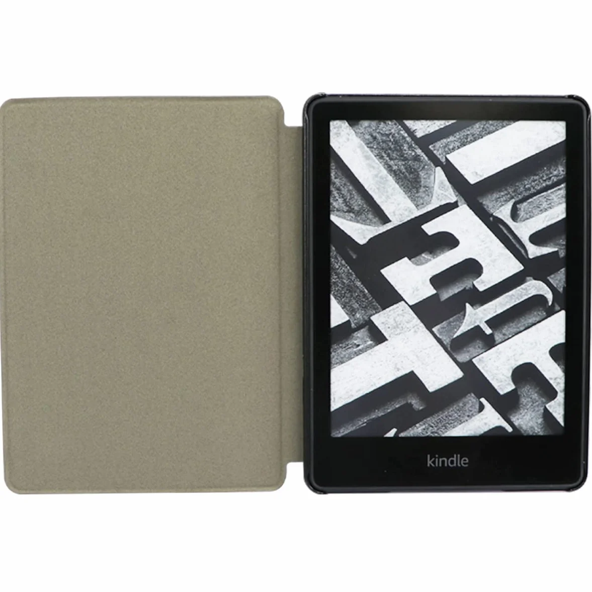 ZhaoCo Etui do 6.8" Kindle Paperwhite (11. generacji-2021) i Kindle Paperwhite Signature Edition Czytnika, Smukłe Etui Ochronne Ze Skóry PU - Czarny