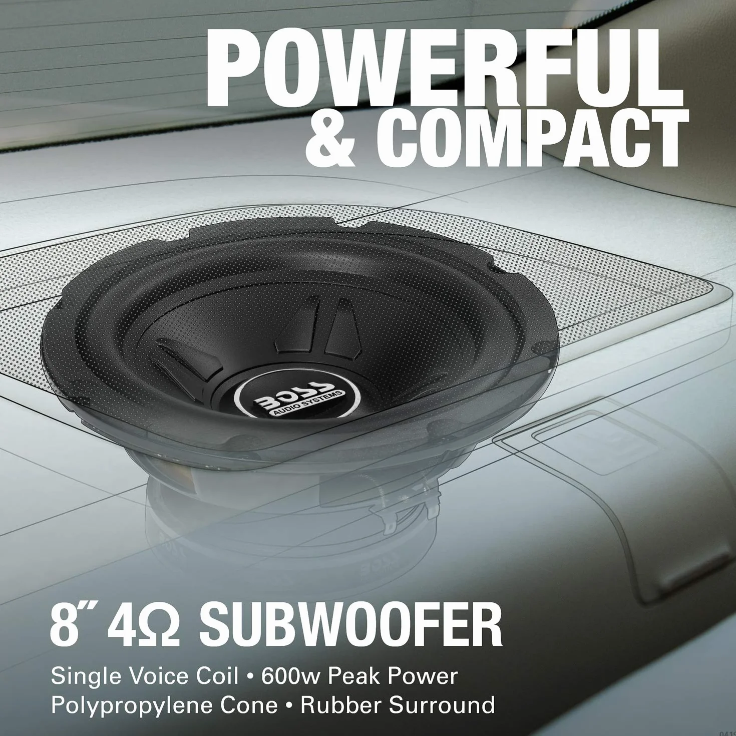 BOSS AUDIO CXX8 Chaos Exxtrem subwoofer 600 W (8 cali)