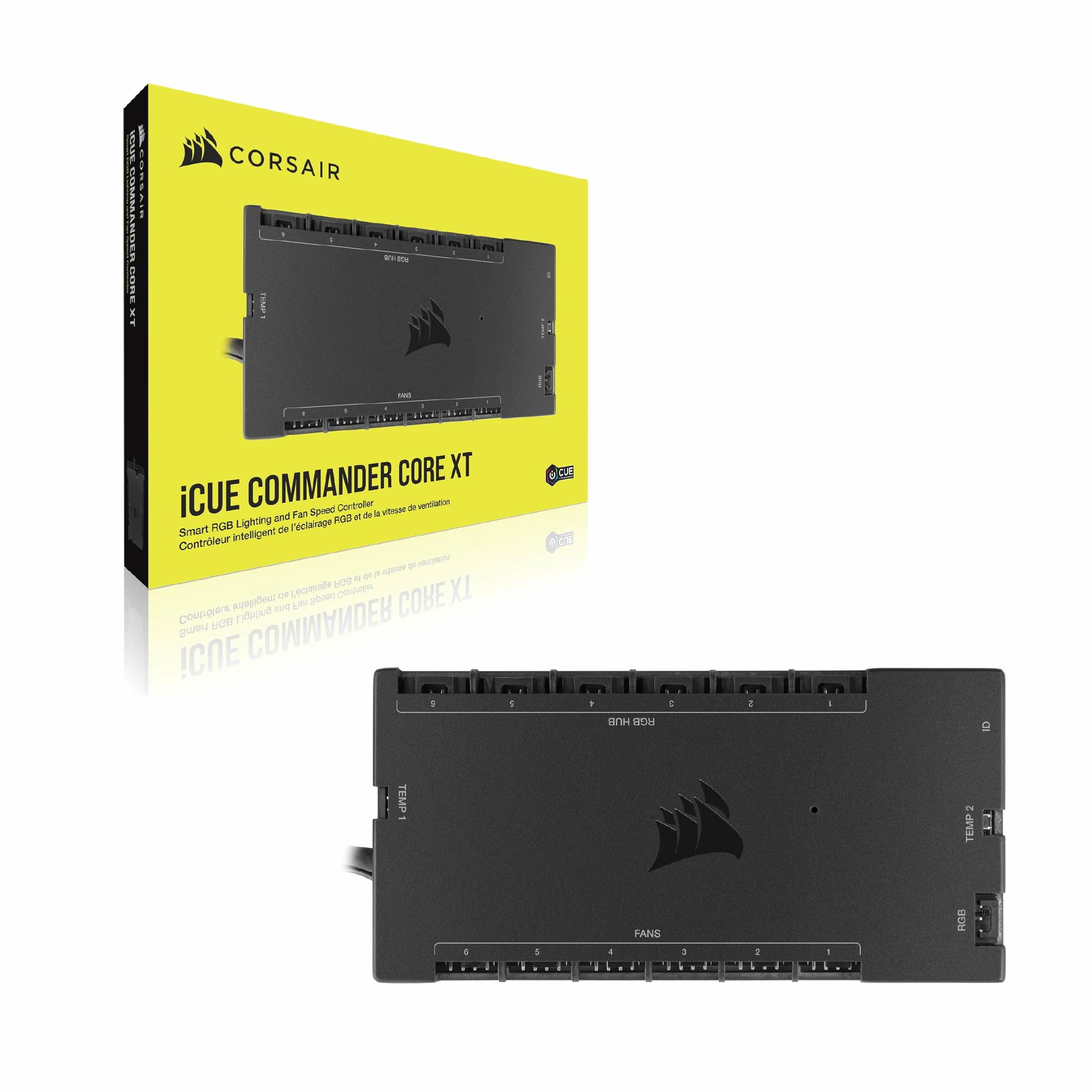 Corsair iCUE Commander CORE XT Kontroler Oświetlenia Rgb, Czarny, 264 Diody CL-9011112-WW
