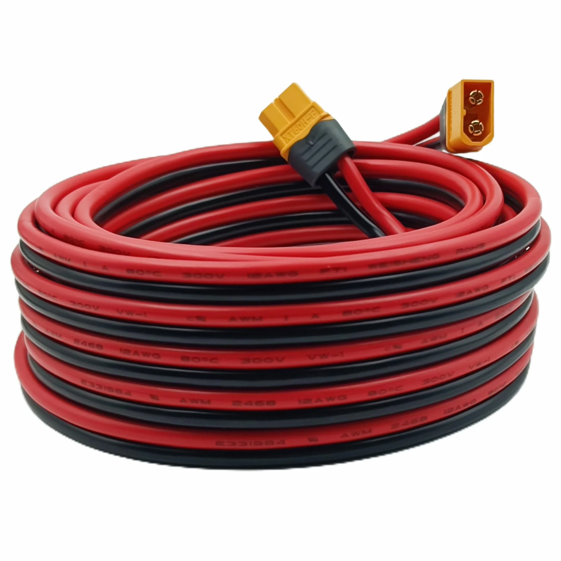 XT60 przedłużacz 12AWG XT60, wtyczka na gniazdo, kompatybilny z EcoFlow Powerstation 6 m