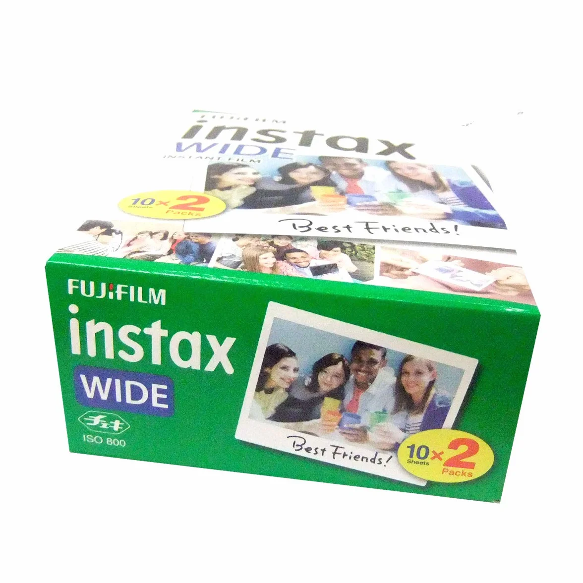 Fujifilm Instax Wide - zestaw 5 pudełek po 20 bębnach (100 zdjęć szeroki format) dla Fuji Instax 210 200 100 300 Instant Photo Camera