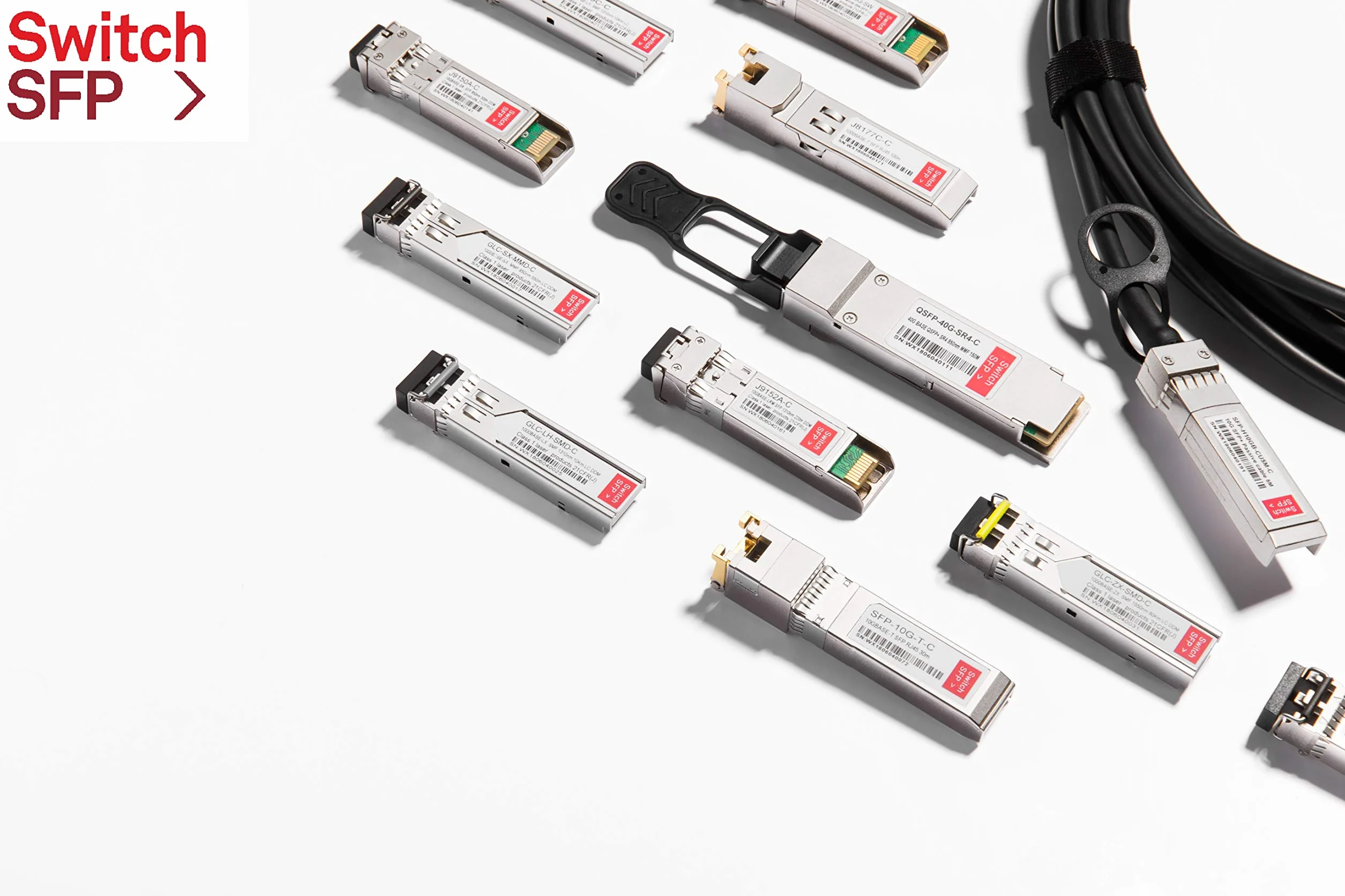 J9150D Aruba kompatybilny SFP z Switch SFP Ltd SFP + 10 GBASE SR 850 nm Multimode 300 m LC DOM
