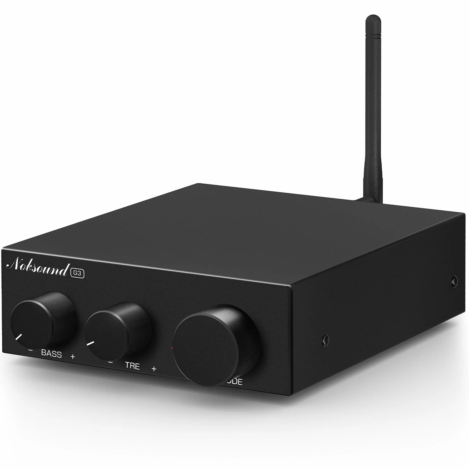 Nobsound Wzmacniacz stereo Bluetooth 5.0: Mini Audio 2.0 kanał, zintegrowany wzmacniacz z regulacją wysokości basów, do głośników domowych 50 W x2 TPA3116