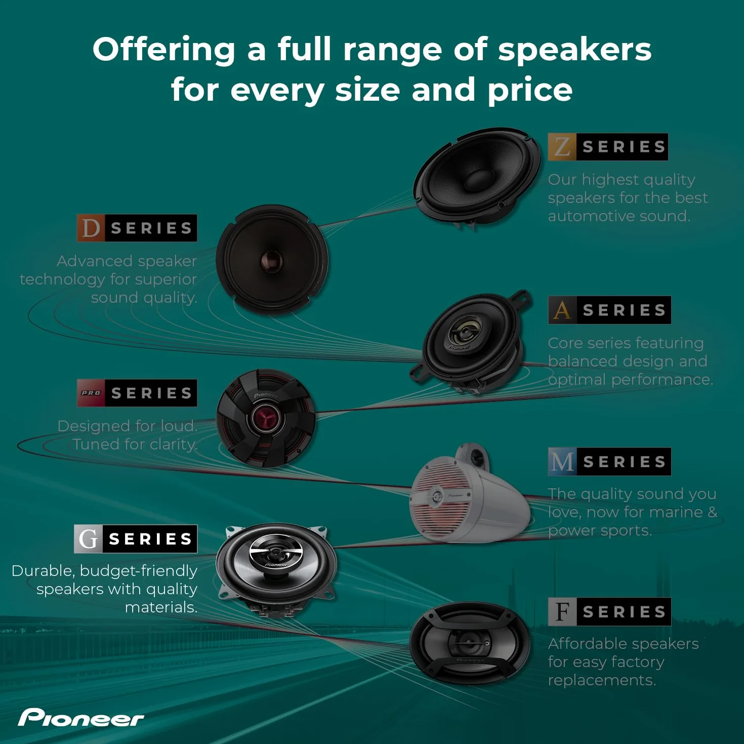 Pioneer TS-G6930F 6"x9" 3-drożne głośniki współosiowe 400W 45W RMS 70mm