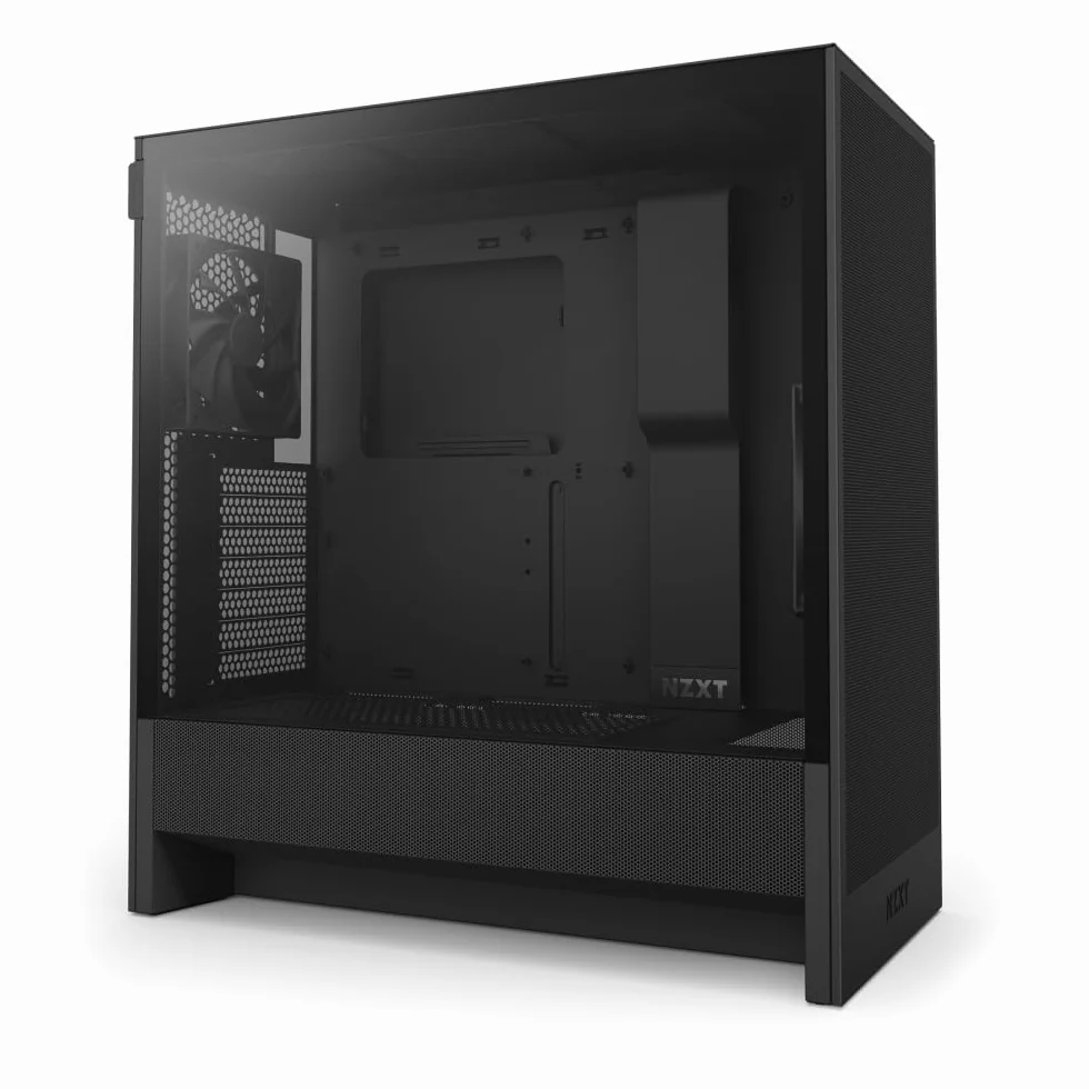 NZXT H5 Flow Czarny obudowa ATX Mid-Tower PC 2x120mm wentylatory 360mm przednia 240mm górna chłodnica zarządzanie kablami