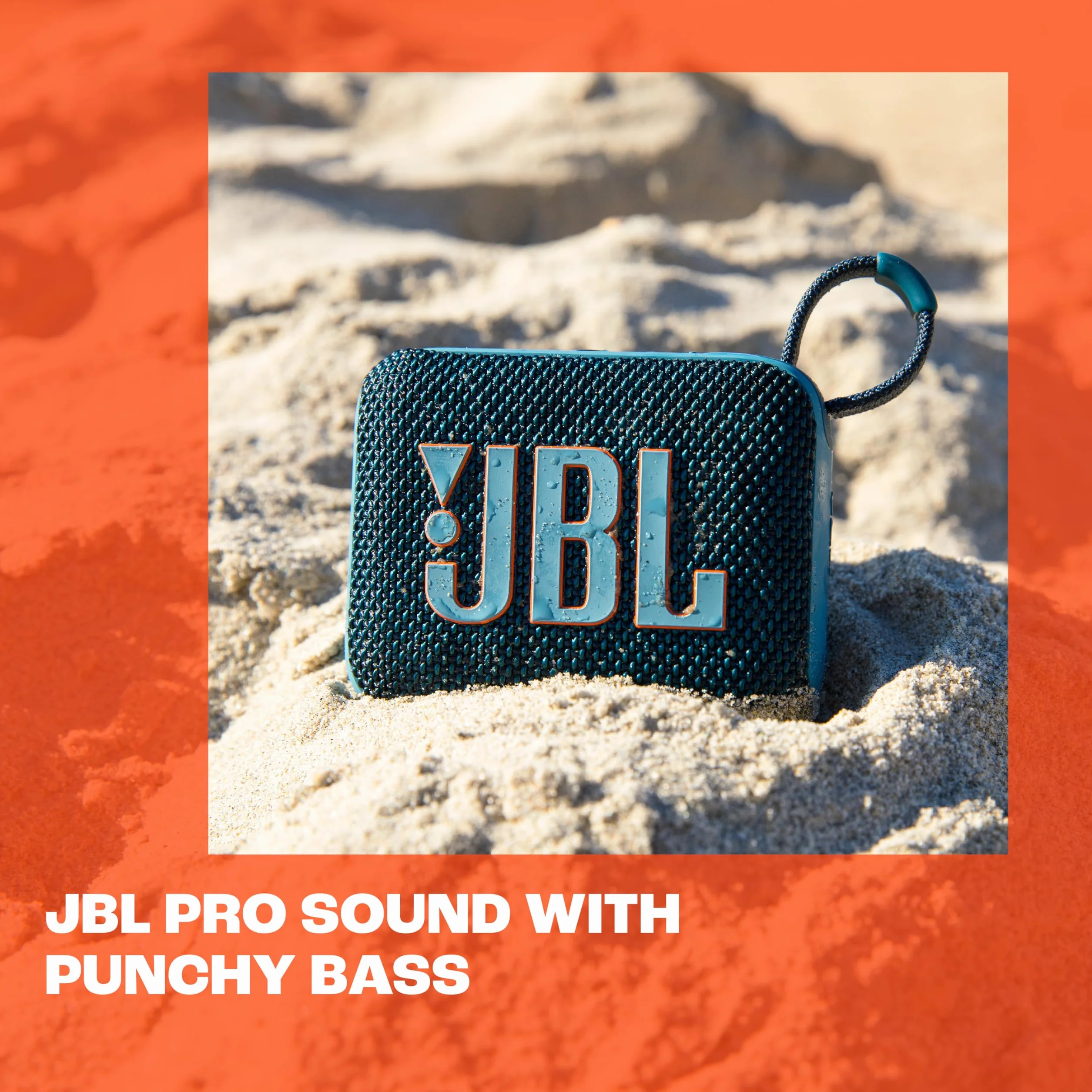 Jbl Go 4 JBLGO4BLK Głośnik Przenośny, Black, 7 h