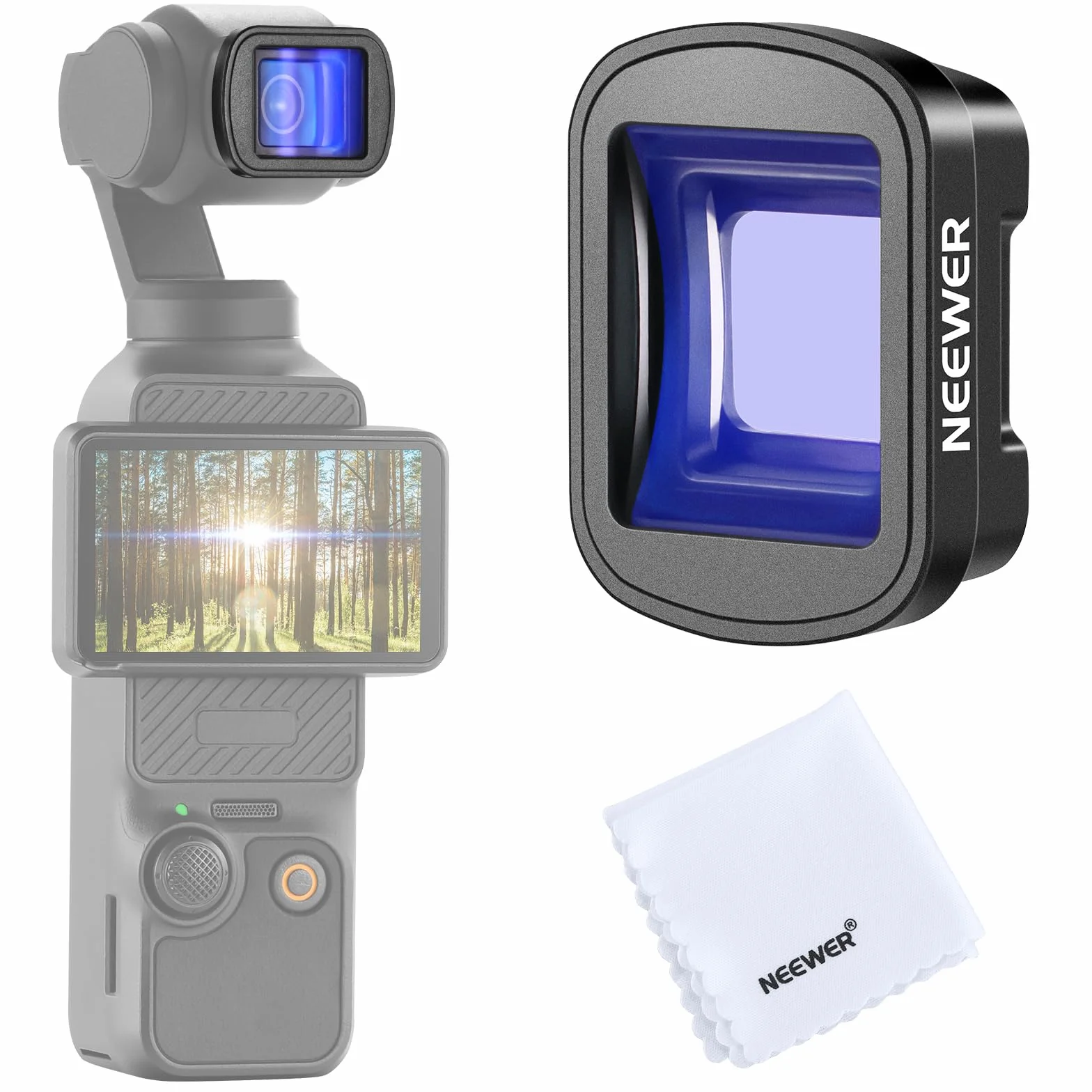 NEEWER Obiektyw anamorficzny 1,2x niebieski DJI Osmo Pocket 3 LS-44