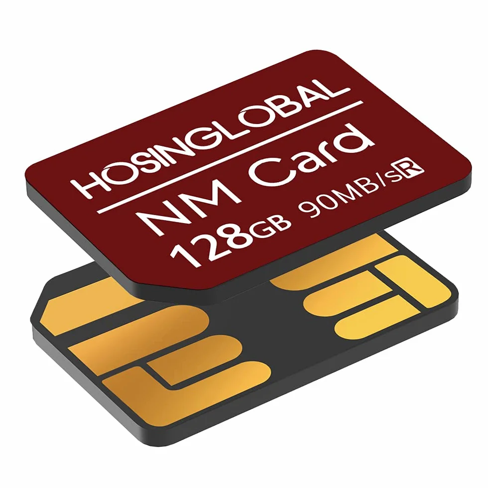 Karta pamięci NM 128GB 90MB/S Karta pamięci Nano Pasuje tylko do Huawei P30/P40/P50/P60 series/Mate20 series/Mate30 series/Mate40 series/Nove series Karta Nano 128GB (czerwona).