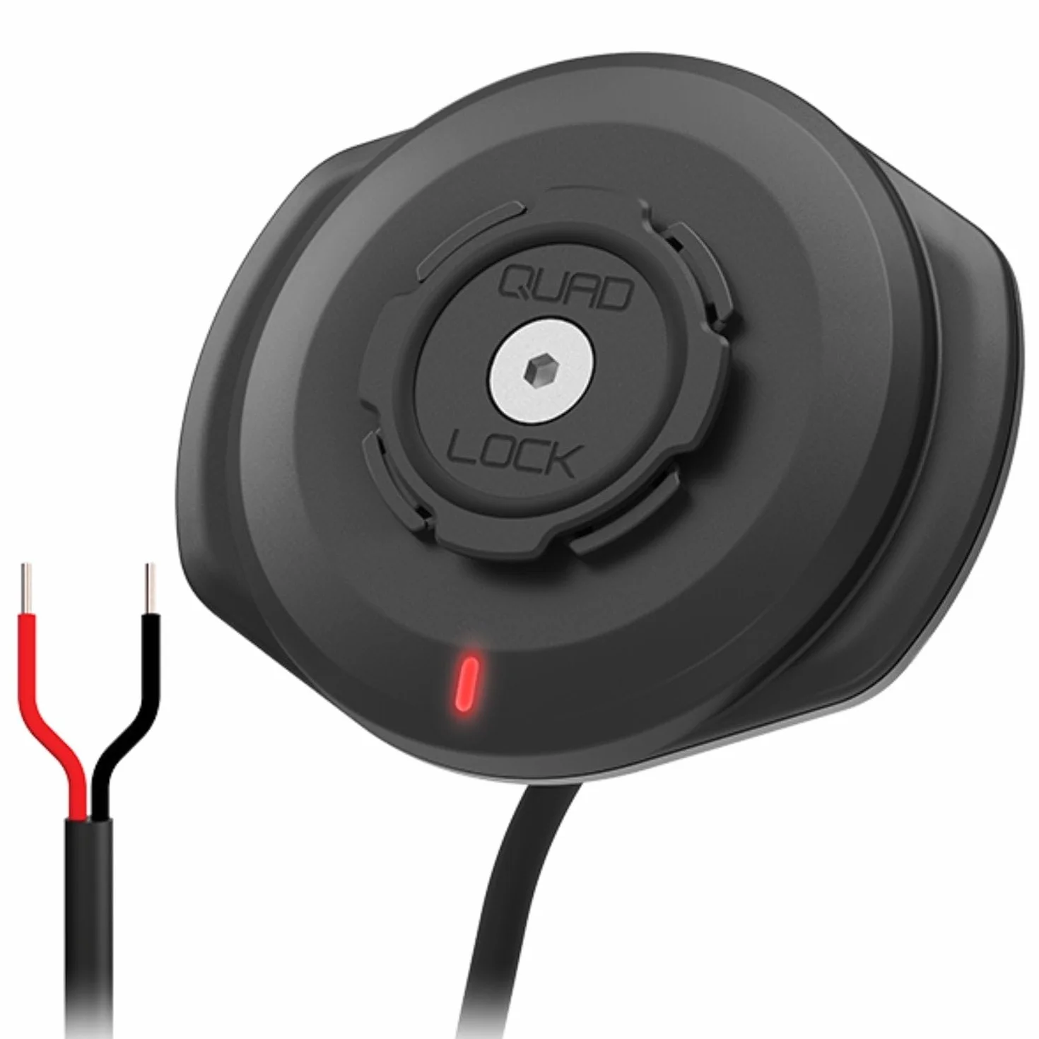 Quad Lock Wodoodporna głowica ładowania bezprzewodowego - 12V-24V zasilana kablem
