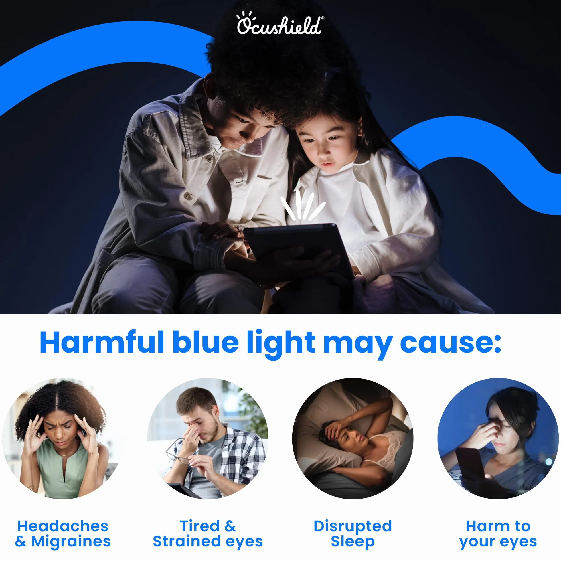 VDU 24" W 16:9 Privacy Anti-glare Anti-bacterial Blue Light Film