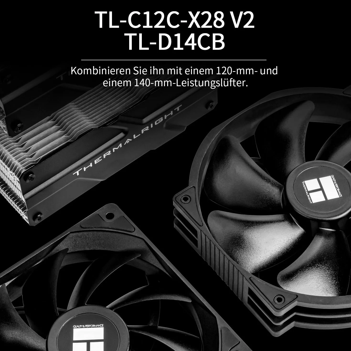 TR Peerless Assassin 140 SE Chłodziarka do procesora, 6x6mm Przewody cieplne, Chłodnica z podwójnym wieżowym i podwójnym wentylatorem dla Intel LGA1700/1851/115x, AM4/AM5