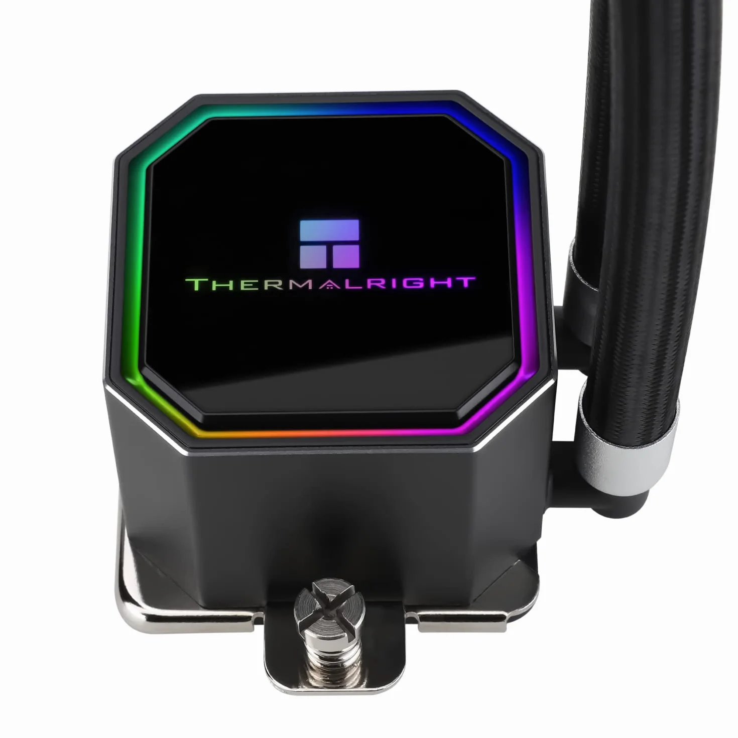 Thermalright Frozen Prism 360 Czarny ARGB Cieczochłodny Radiator CPU z 120mm ARGB PWM Wentylatorem, Radiator Komputerowego dla AM4/AM5, Intel lga1700/1851/1150/1151/1200/2011