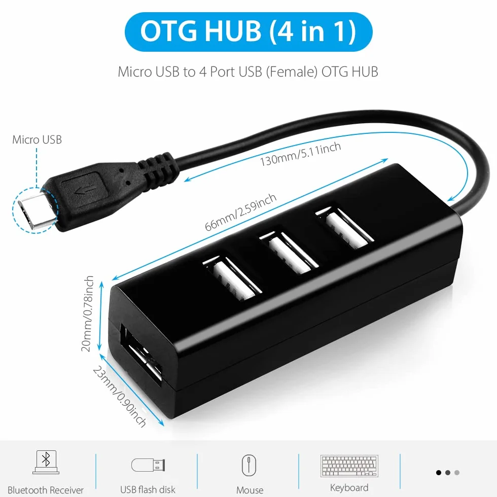 GeeekPi Zestaw startowy dla Raspberry Pi Zero W, z obudową RPi Zero W, karta SD 64GB, zasilacz, nagłówek 20Pin, adapter Micro USB do OTG, kabel HDMI, adapter HDMI, kabel przełącznik i 4 porty USB Hub