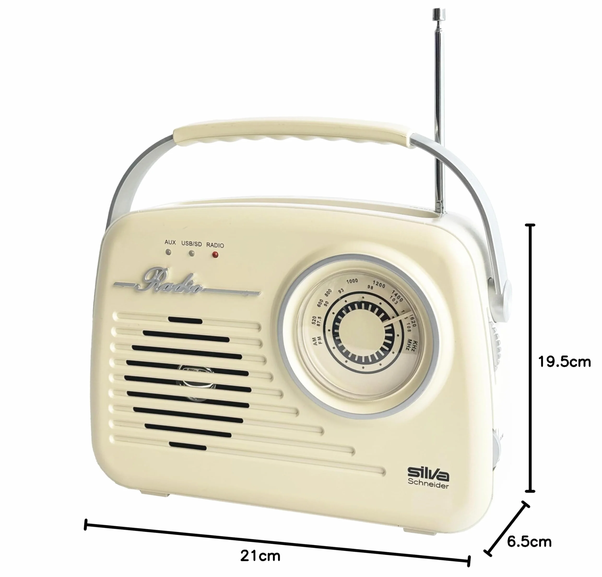 Silva Schneider 243015 Radio Bezprzewodowe, Beżowy, 20W