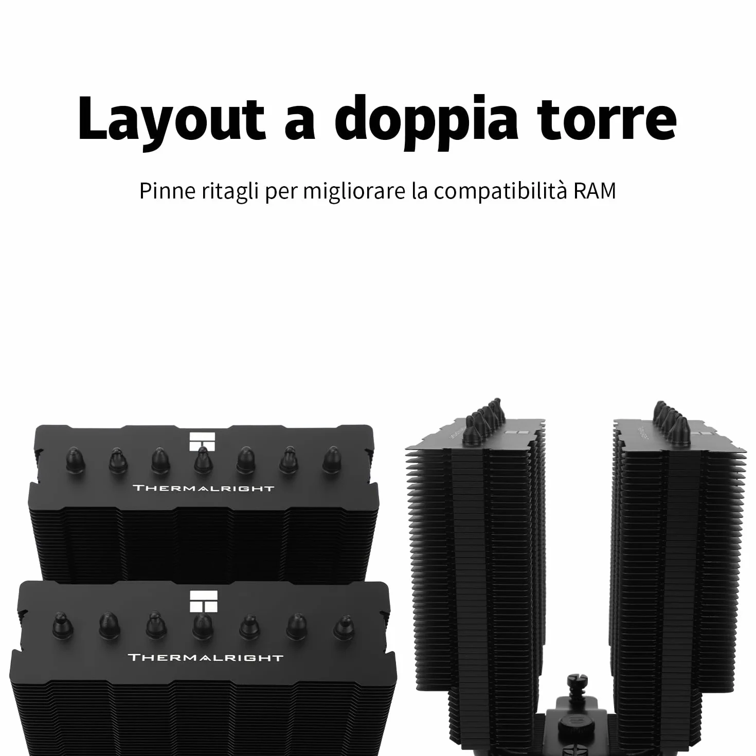 TR Phantom Spirit 120 SE Black CPU, chłodzenie procesora z 7 rurami cieplnymi, dwoma wentylatorami PWM 120 mm, AGHP 4.0, do AM4/AM5