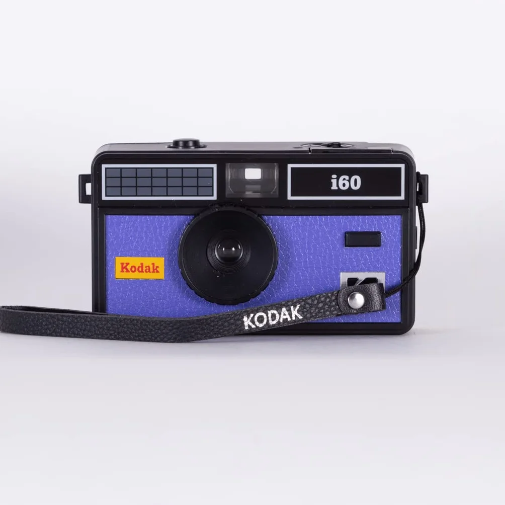 KODAK DA00259 Aparat fotograficzny i60 i 1 film ISO z 36 zdjęciami, obiektyw optyczny 31 mm, odpowiedni do filmów ISO 200/400/800, do kolorowych filmów 35 mm, niebieski