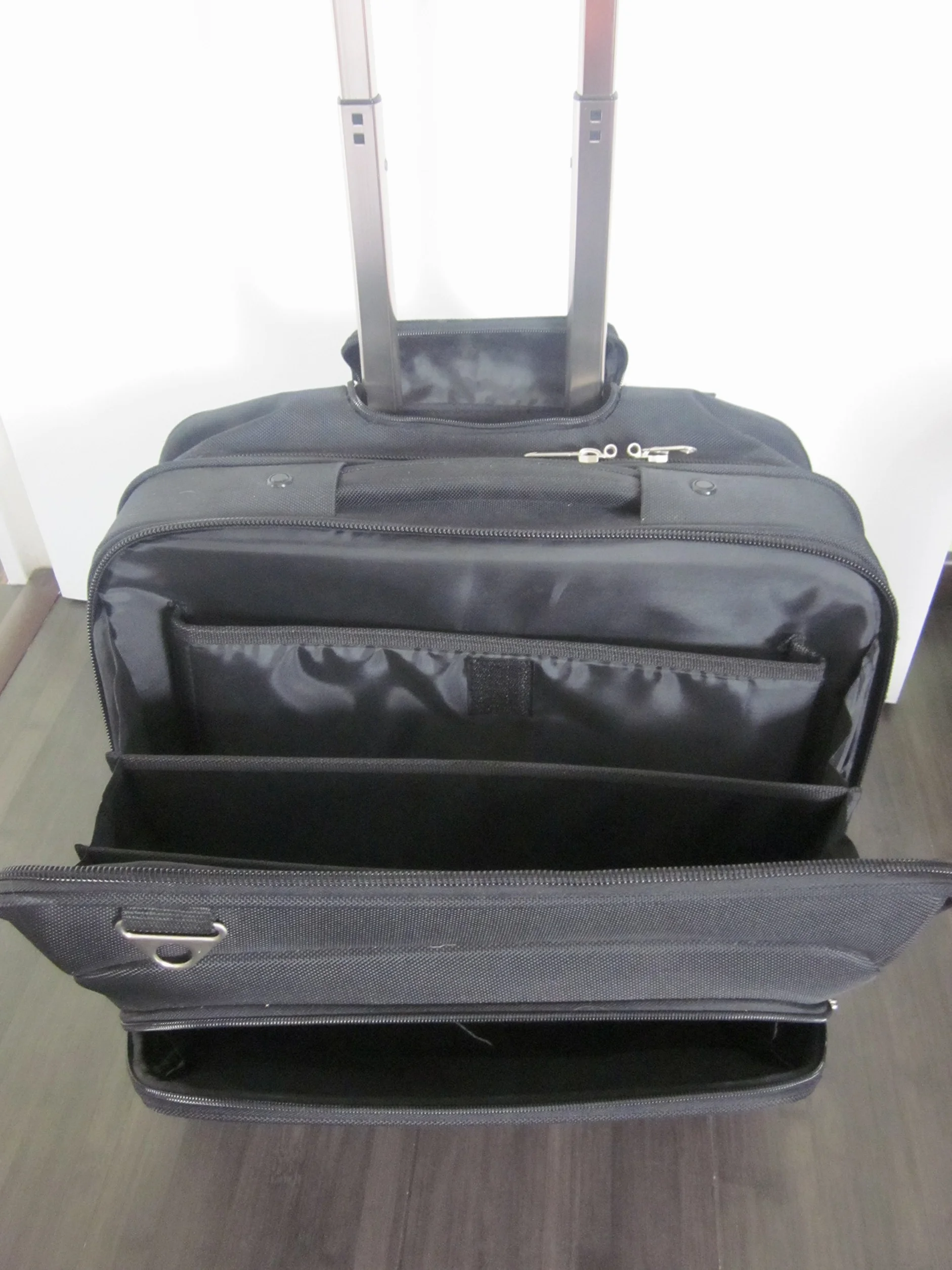 Torba na laptopa Trolley pozioma, 22 cm x 43 cm x 33 cm, czarna, czarny, 22cm x 43cm x 33cm, Poziome