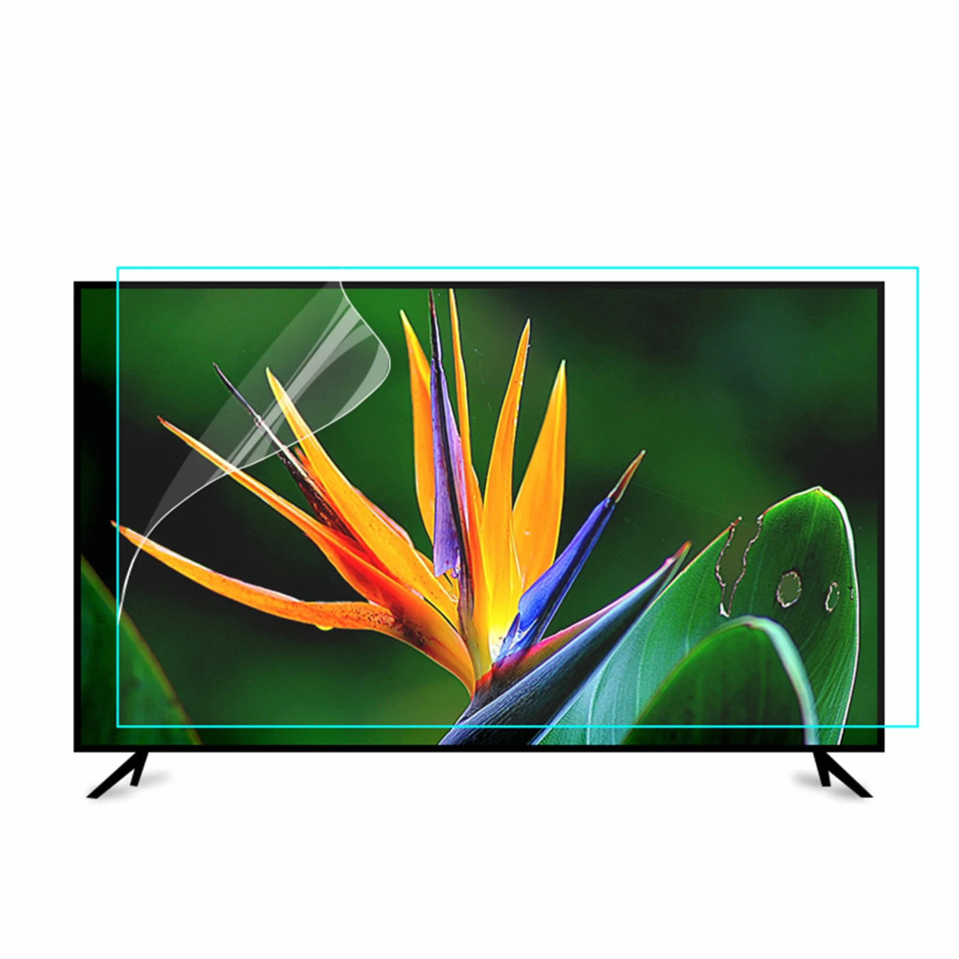 Matowa folia ochronna antyodblaskowa na ekran telewizora 32-75 cali, antyniebieskie światło, do Smart TV 4K LED LCD