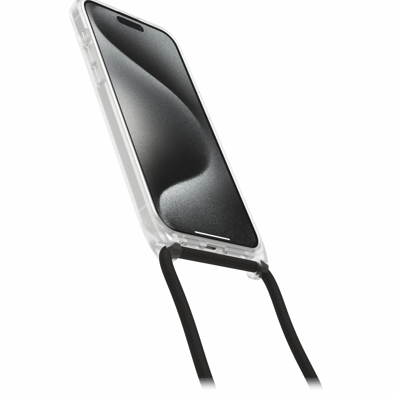OtterBox React etui ze Smyczą z MagSafe na iPhone 15 Pro Max, etui z regulowanym i odpinanym paskiem na szyje, przetestowane zgodnie ze standardami wojskowymi, Stardust, Bez Opakowania Detalicznego
