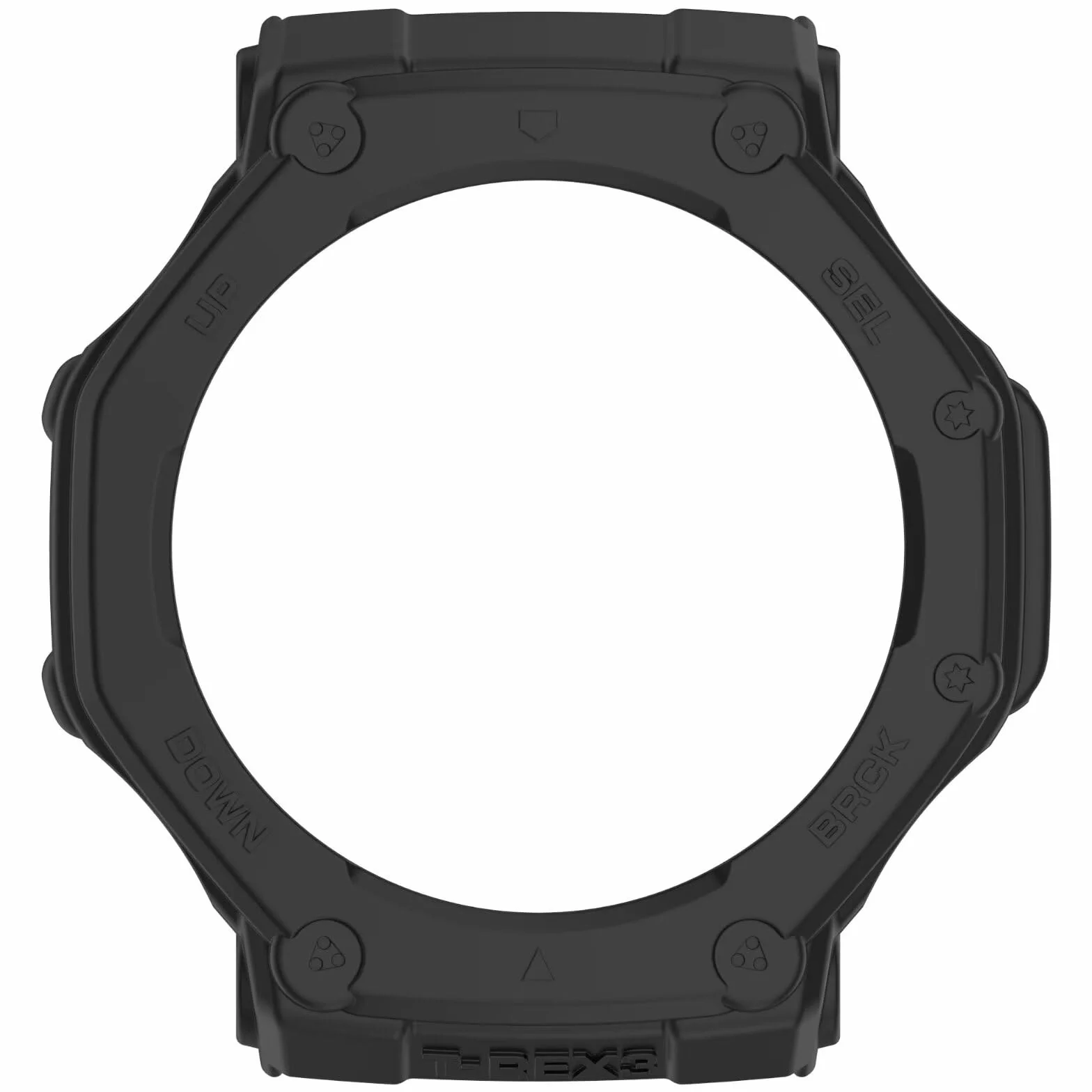 FTRONGRT Etui kompatybilne z Amazfit T-Rex 3, miękkie TPU, odporne na zarysowania etui ochronne do zegarka kompatybilne z Amazfit T-Rex 3. Czarne