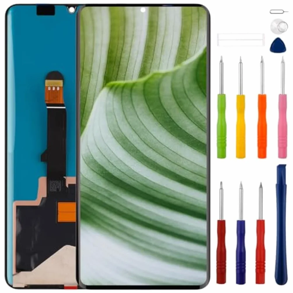 Nowy cyfrowy cyfrowy cyfrowy zestaw TFT LCD do Huawei P30 Pro LCD Display Touch Digitizer z ulepszonym zestawem narzędzi naprawczych bez funkcji odcisków palców