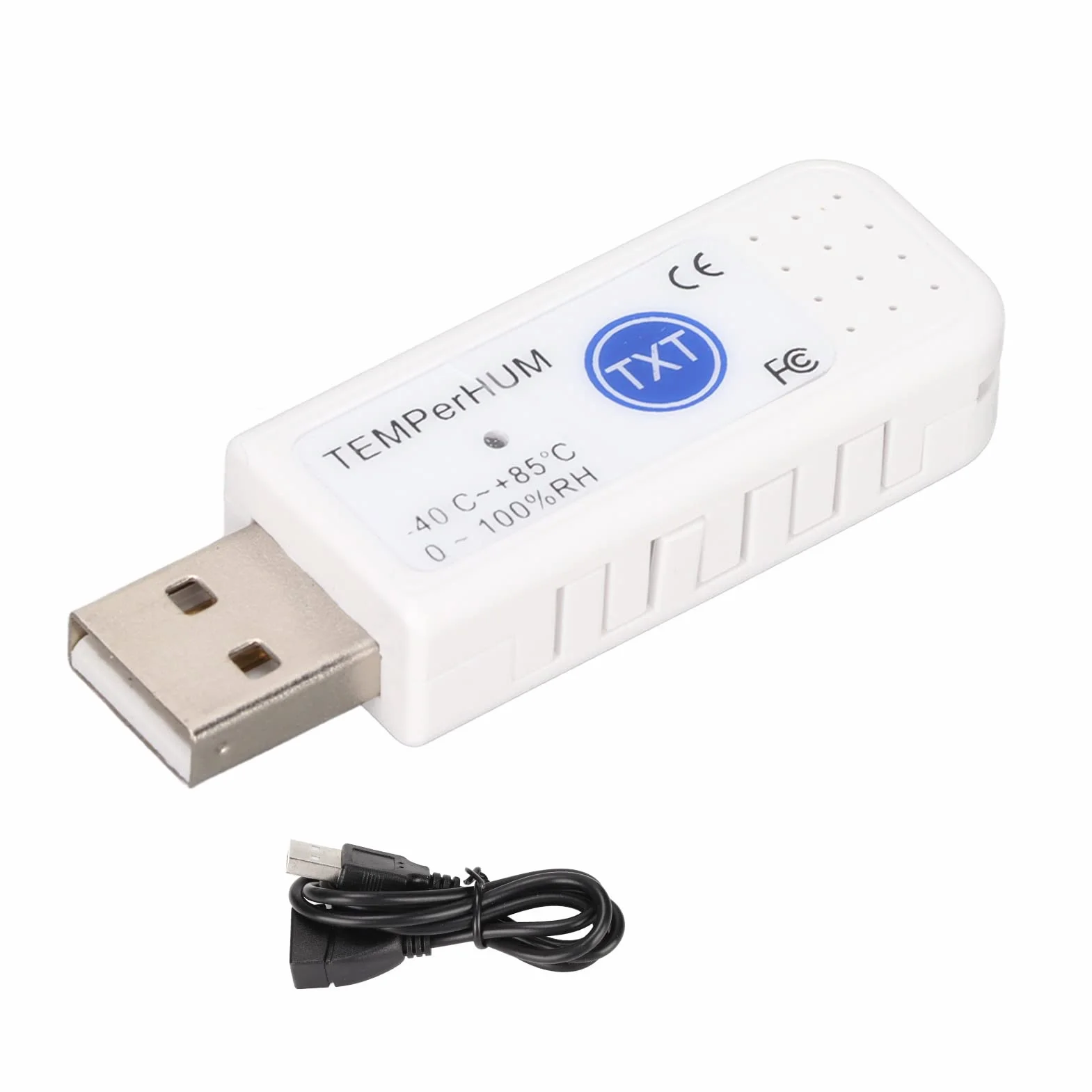 TEMPerHUM USB Komputerowy Higrometr Temperatury Rejestrator Danych Alarm Górnego Dolnego Limitu