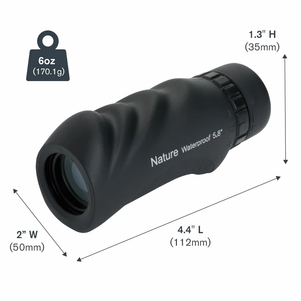Celestron 71210 Nature DX 10x25 monokular, czarny