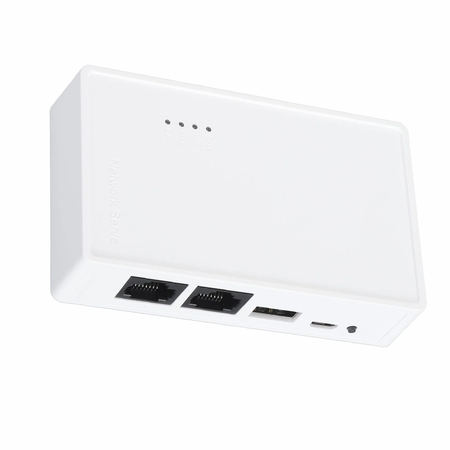 Bezprzewodowy Serwer Druku USB, Serwer Druku z siecią LAN/mostkiem 10/100Mbps, Obsługa Trybu Przewodowego/bezprzewodowego/samodzielnego, dla Systemów Windows, Mac i Wszystkich