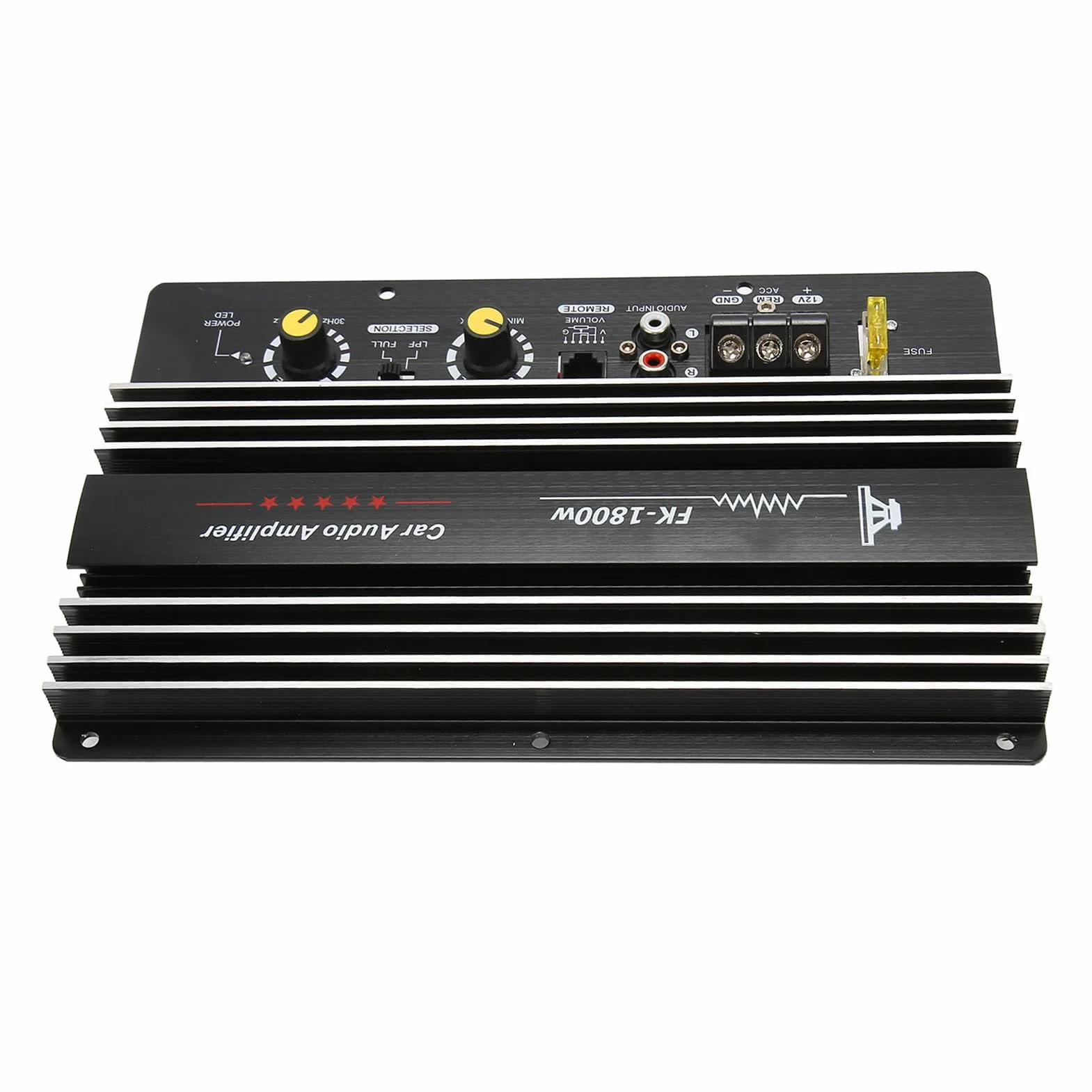 Wzmacniacz Samochodowy 12V 1800W Stereo z Subwooferem