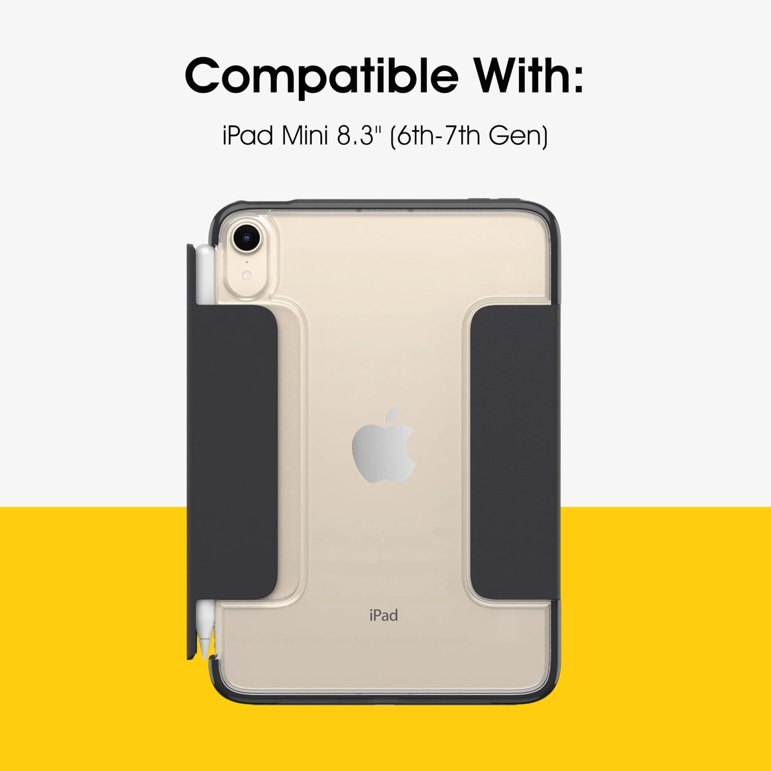 OtterBox Symmetry Folio Etui na iPad mini (A17 Pro/6th gen), odporny na upadki, smukły futerał ochronny, przetestowany zgodnie ze standardami wojskowymi, Scholar