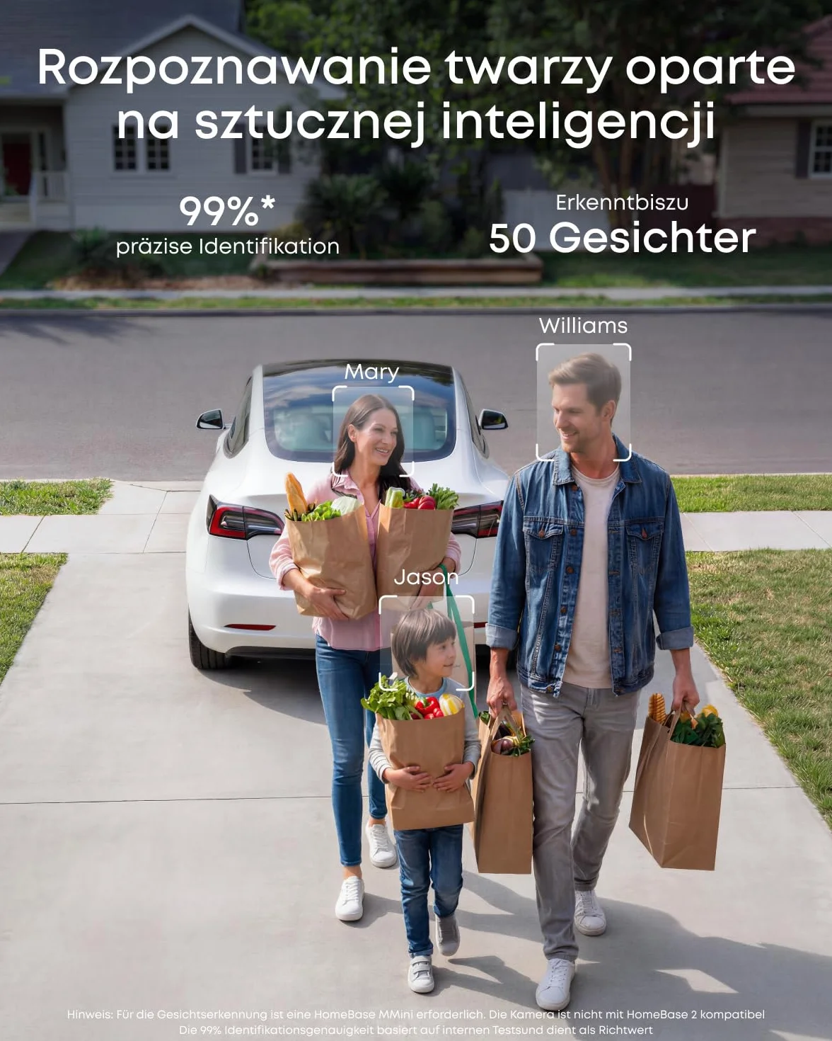 eufy C31 Kamera Przewodowa, 360° Obracanie i Pochylanie, Wewnątrz/Zewnątrz, Kolorowy Tryb Nocny, Pamięć Lokalna