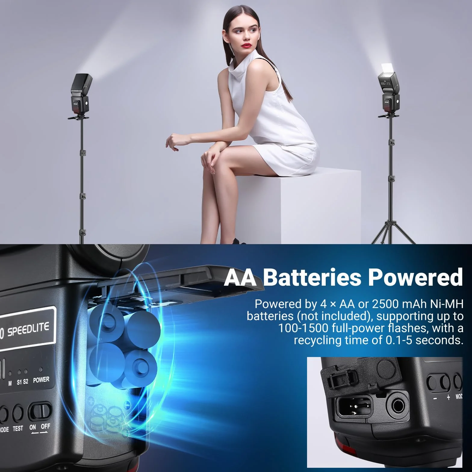 Neewer TT560 Speedlite do Canon Nikon Panasonic Olympus Pentax