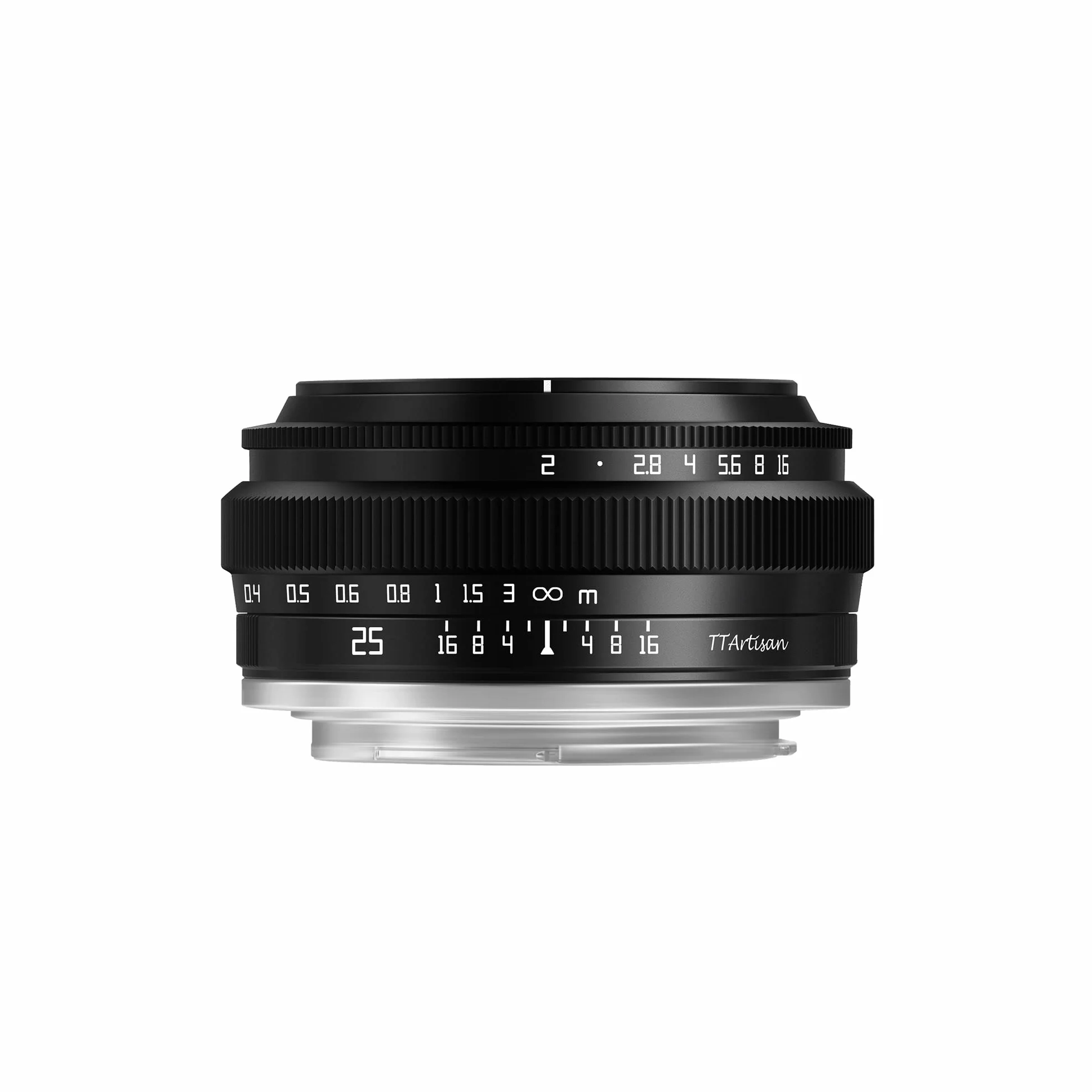 TTArtisan 25 mm F2.0 APS-C Manualny obiektyw aparatu, przenośny, ekonomiczny, portretowy, do fotografowania ludzi na ulicy, martwej natury, z mocowaniem Fuji X