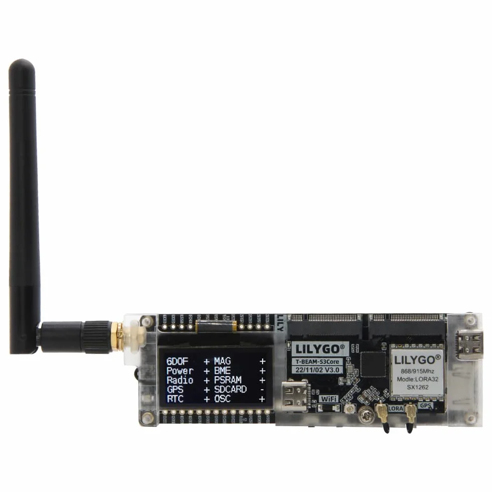LILYGO T-BeamSUPREME Meshtastic ESP32-S3 Płytka rozwojowa LoRa L76K GPS WiFi Bluetooth 1.3-calowy SH1106 OLED 868MHz