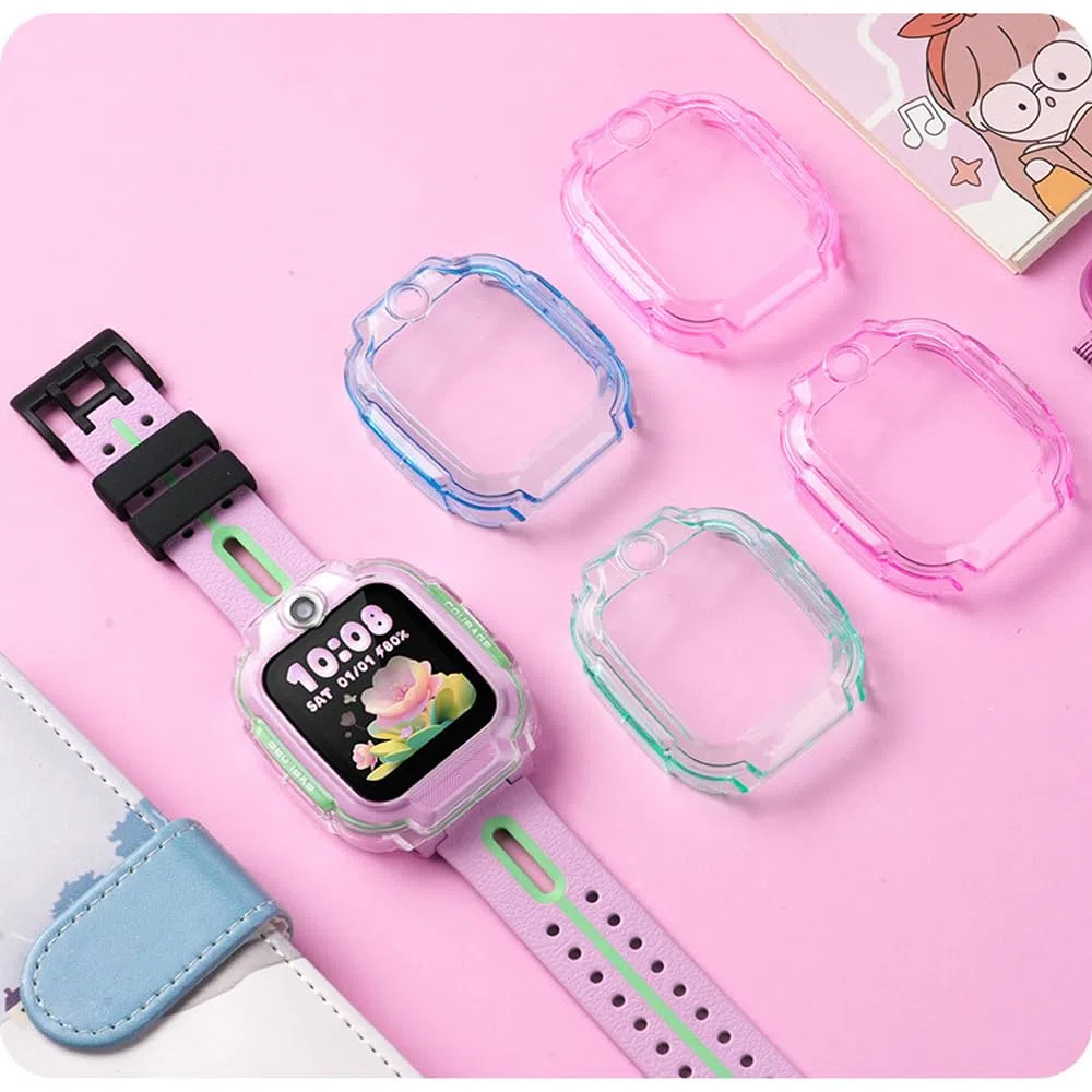 3 sztuki etui na telefon imoo Watch Z3, odporne na wstrząsy silikonowe etui ochronne, ultra cienkie, miękkie, z TPU, odporne na zarysowania, etui ochronne do imoo Z3, niebieskie + zielone +
