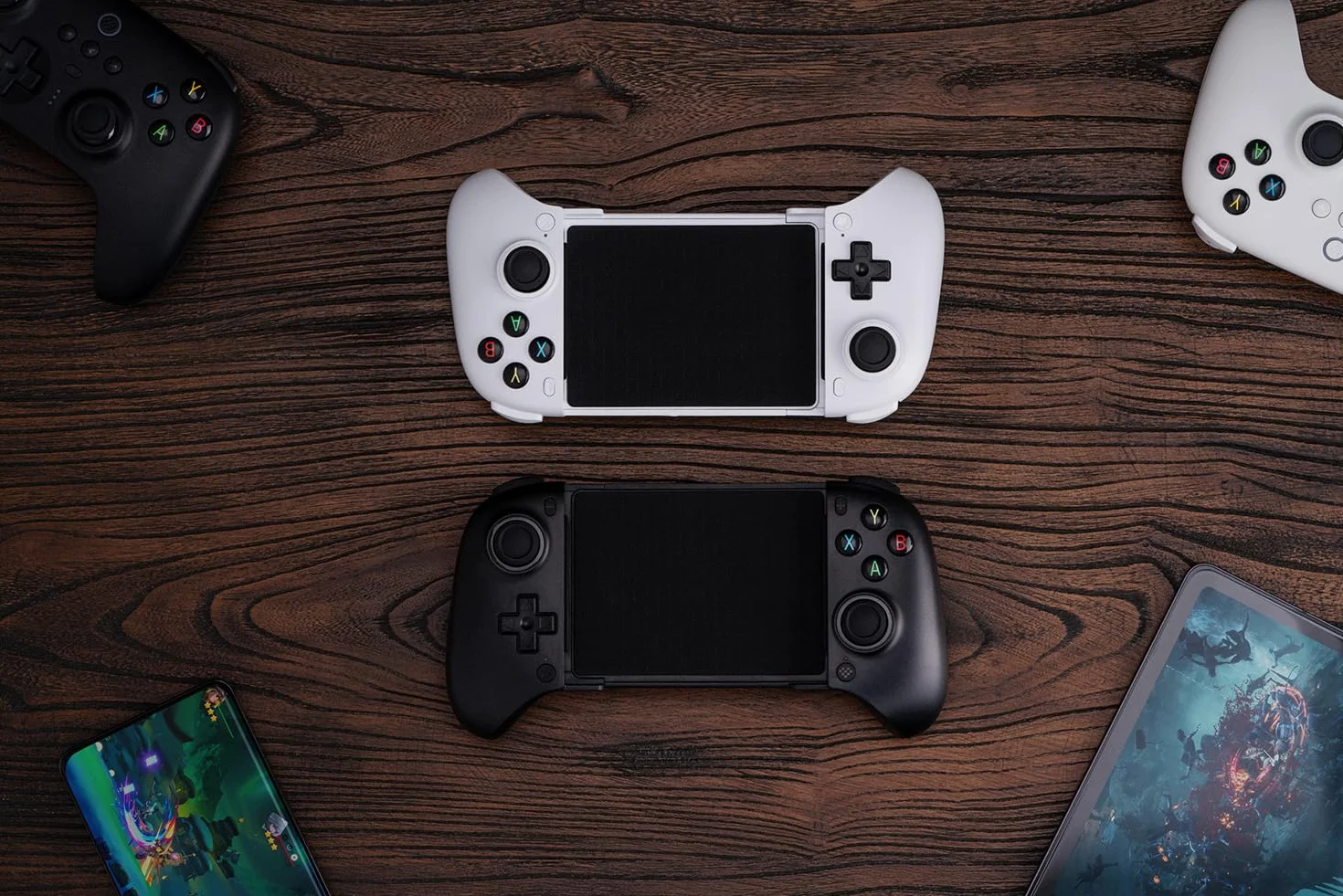 8Bitdo Ultimate Mobile Gaming Controller for Android devices, Bluetooth Mobile Game Controller with Hall Effect Joysticks and Hall Triggers (Black)