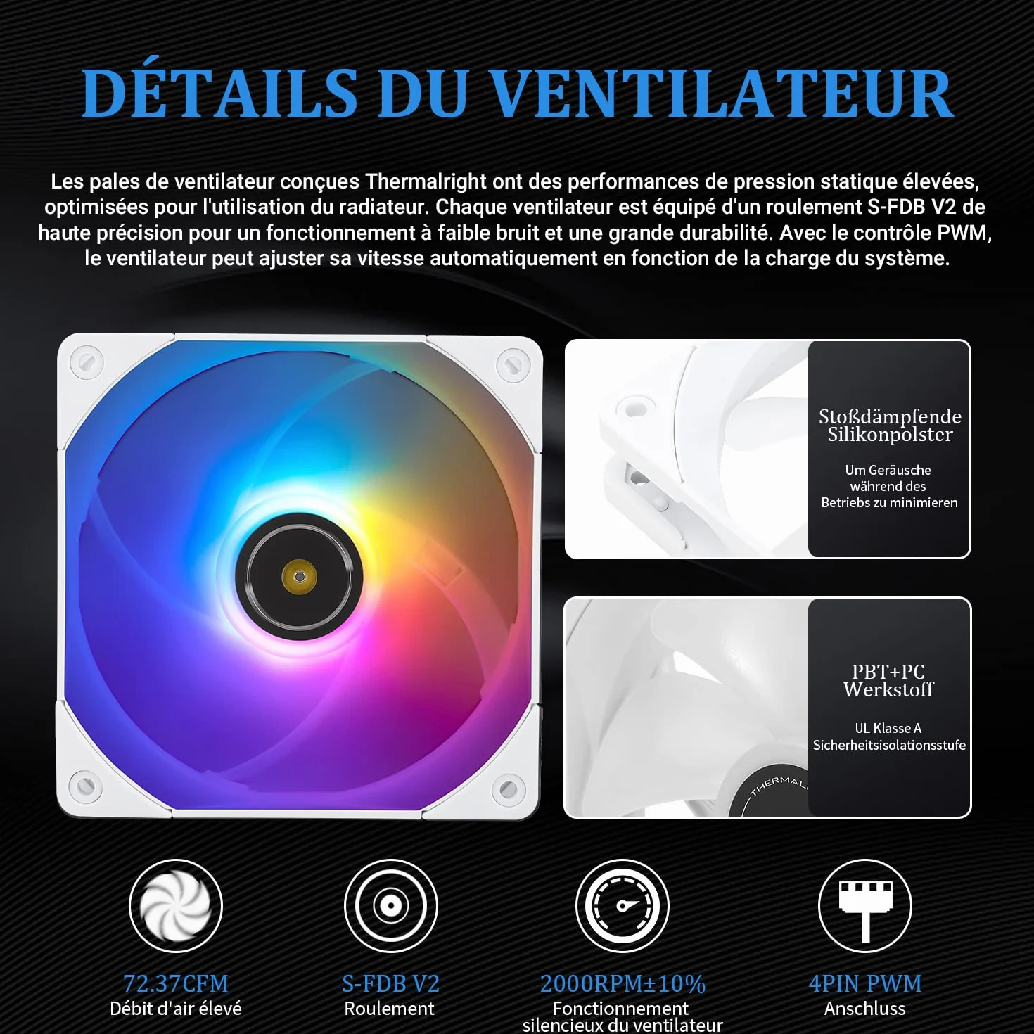 Thermalright Frozen Notte 360 WHITE ARGB V2 chłodzenie wodne CPU,360 specyfikacje chłodzącego procesora,3 wentylatory PWM,360mm aio,odpowiedni do AM4/AM5,Intel LGA1700/115x/1200/1851